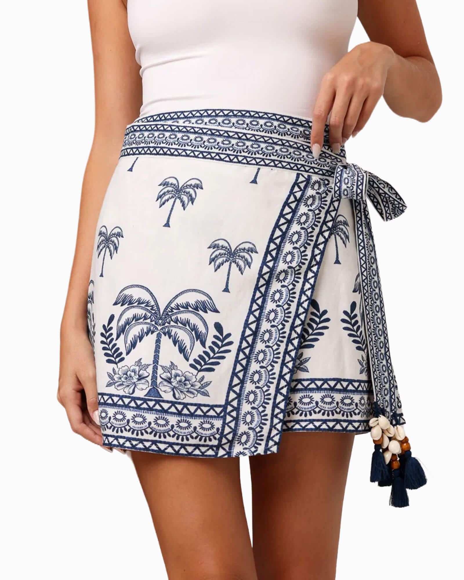 Willow Wrap Skirt Palmcourt Ivory