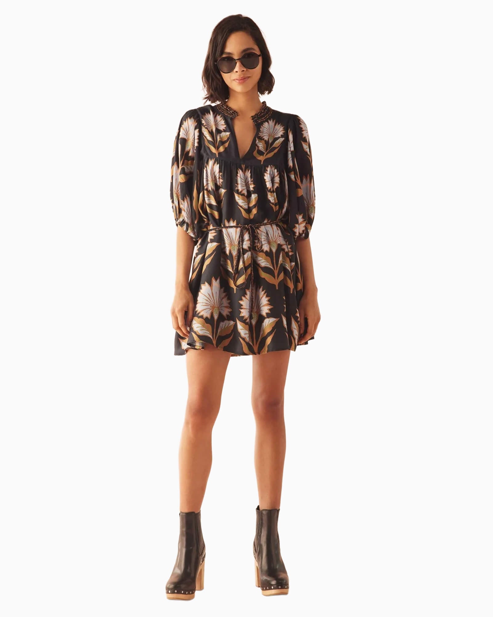 Wren Mini Dress Mattia Obsidian