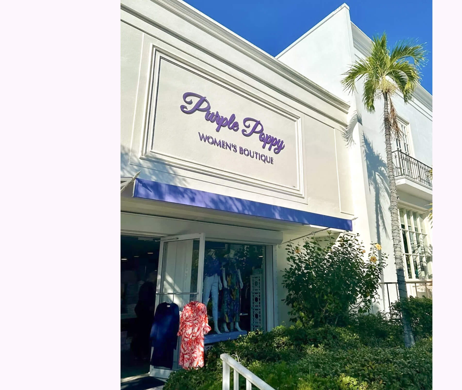 Purple Poppy Naples storefront view