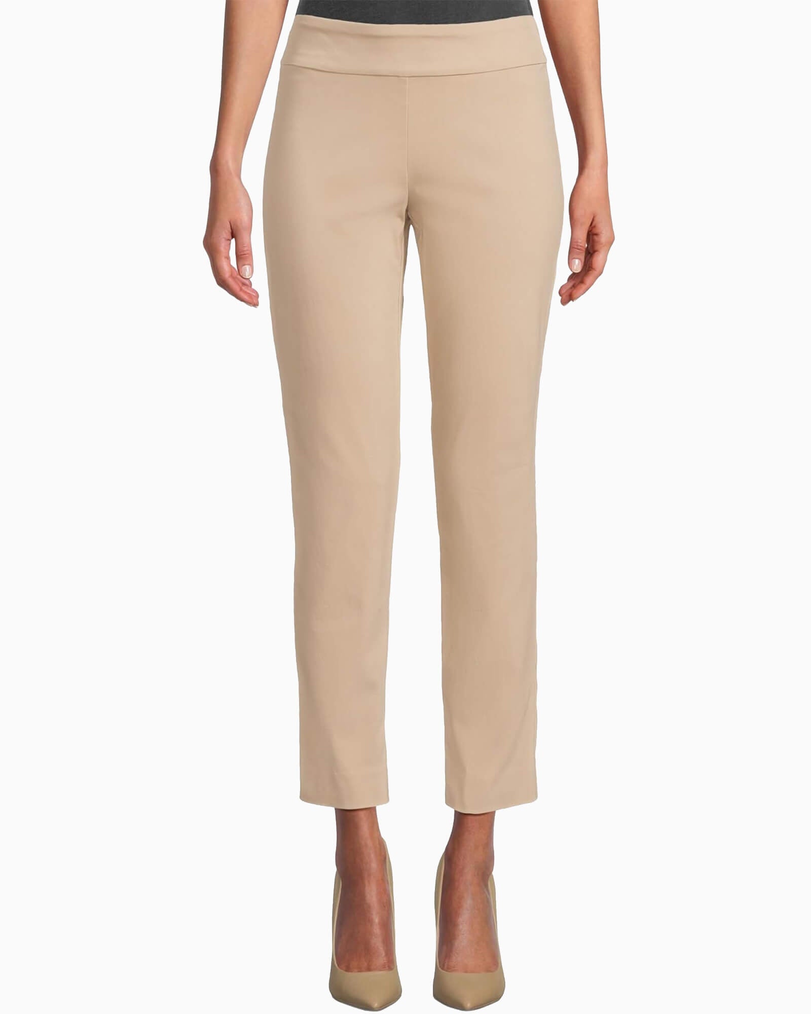 Krazy Larry Pull-On Ankle Pant Stone