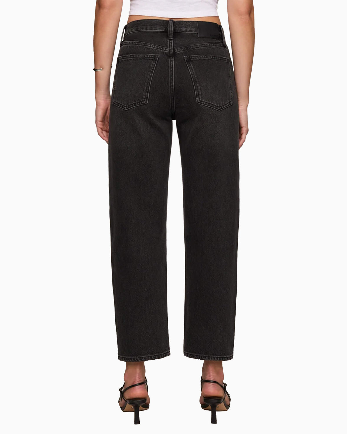 The Off Duty Mid-Rise Bowed Ankle Denim Celestia