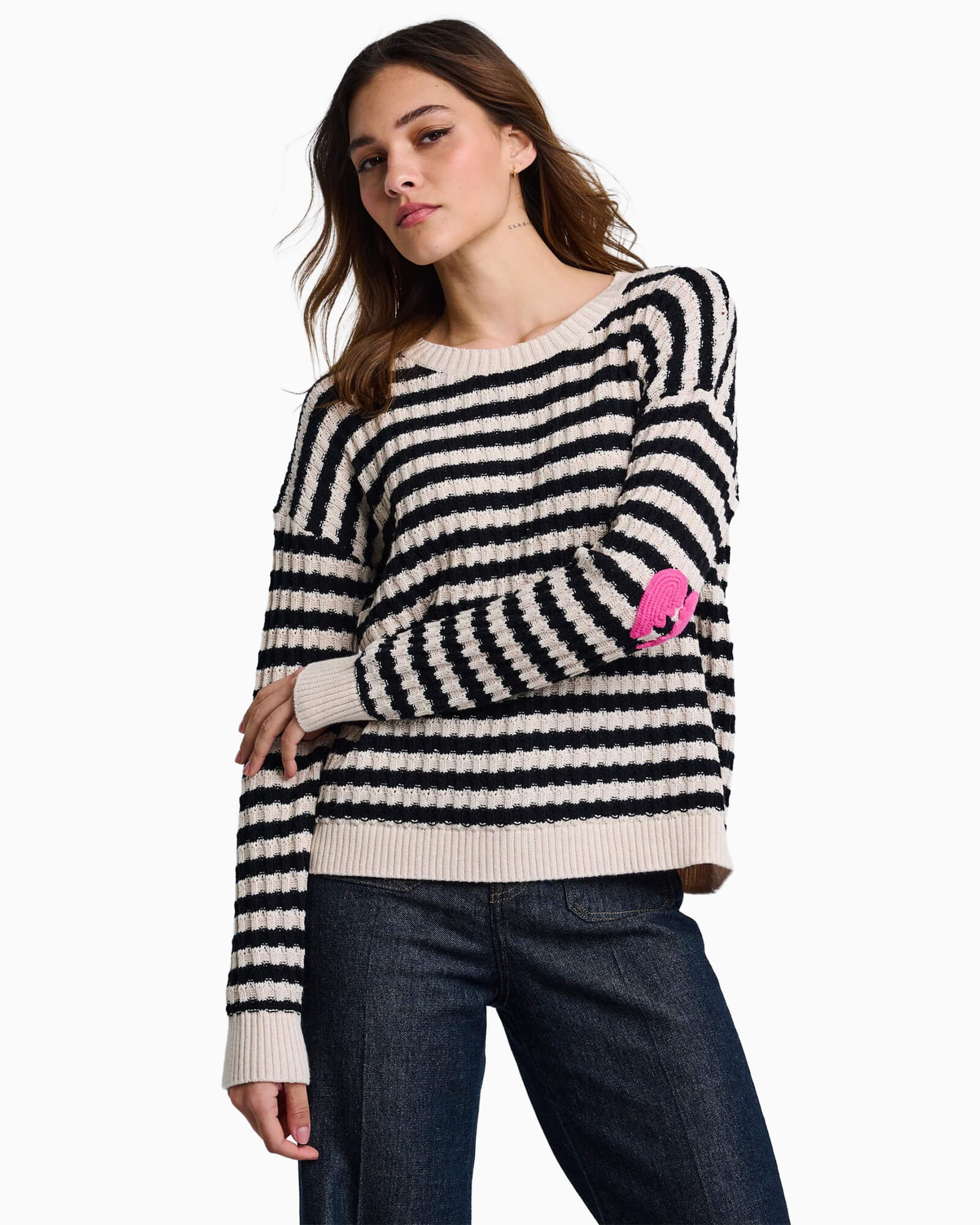 It's Complicated Sweater Sheepskin Black