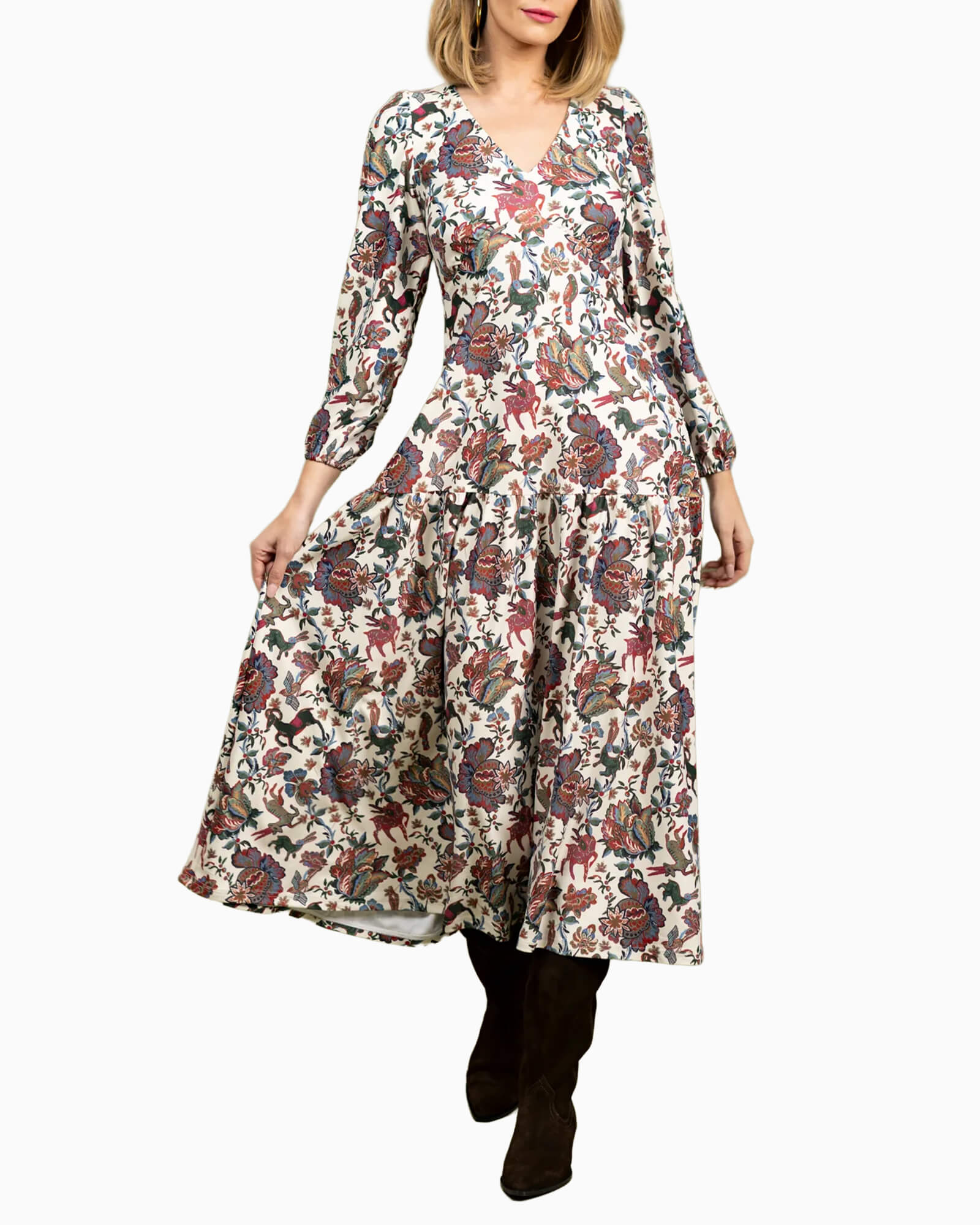 The LA Dress Woodland Flora