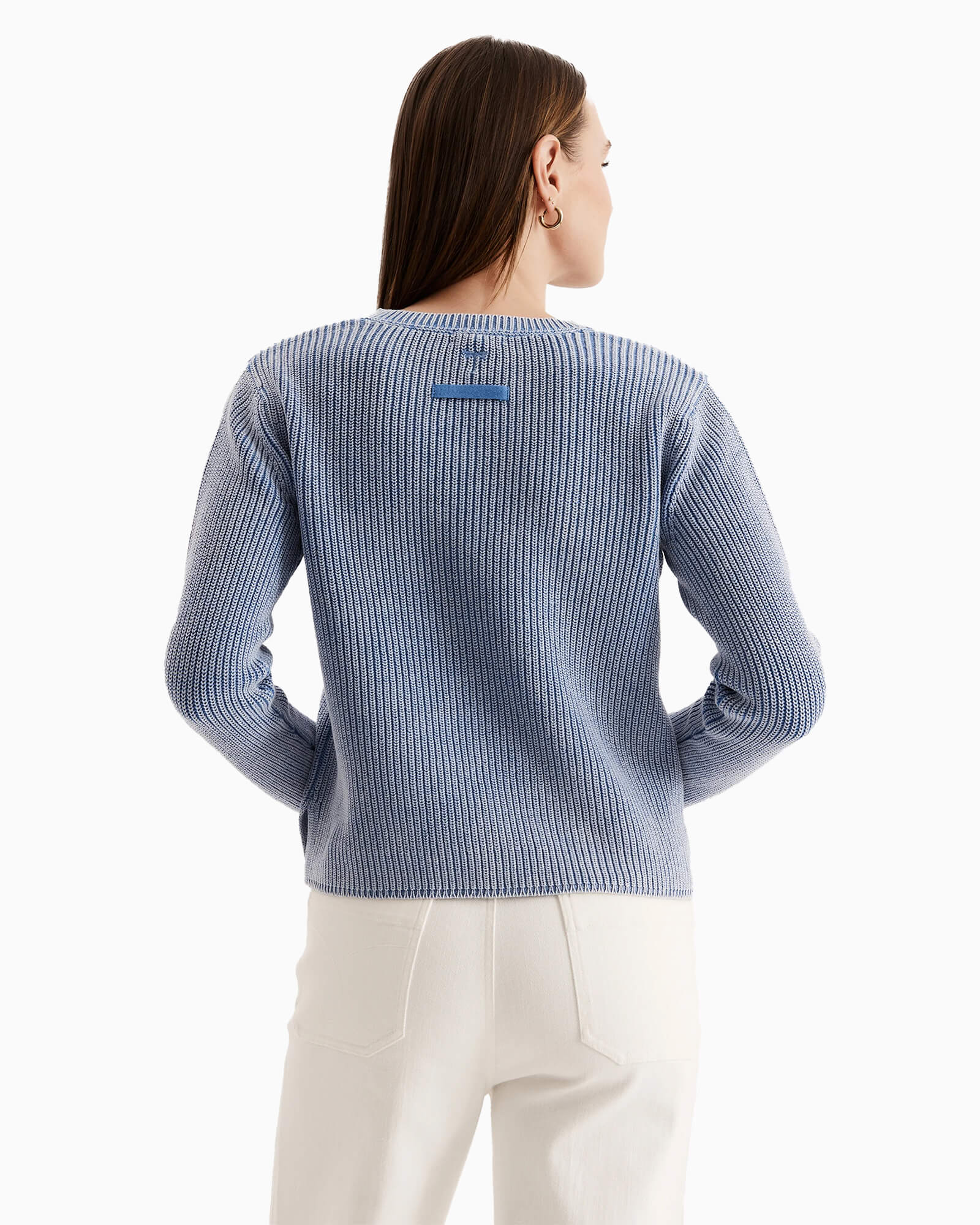 Mineral Wash V Neck Sweater