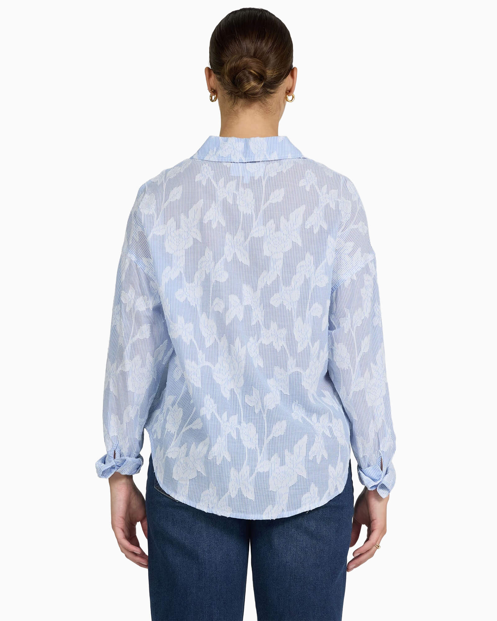 Adrianna Shirt Floral Burnout