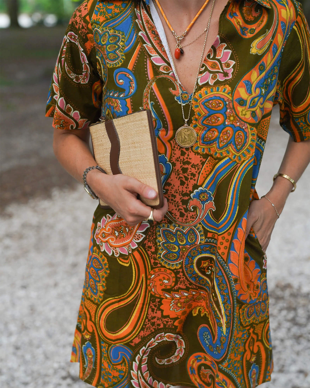 Anna Bandanna Mini Dress
