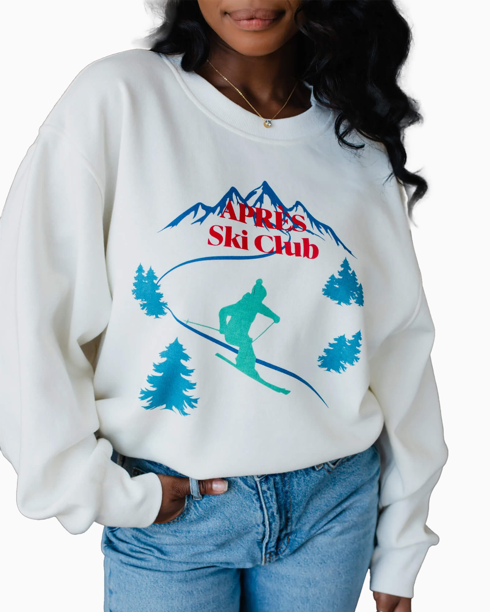 Retro Apres Ski Club Sweatshirt