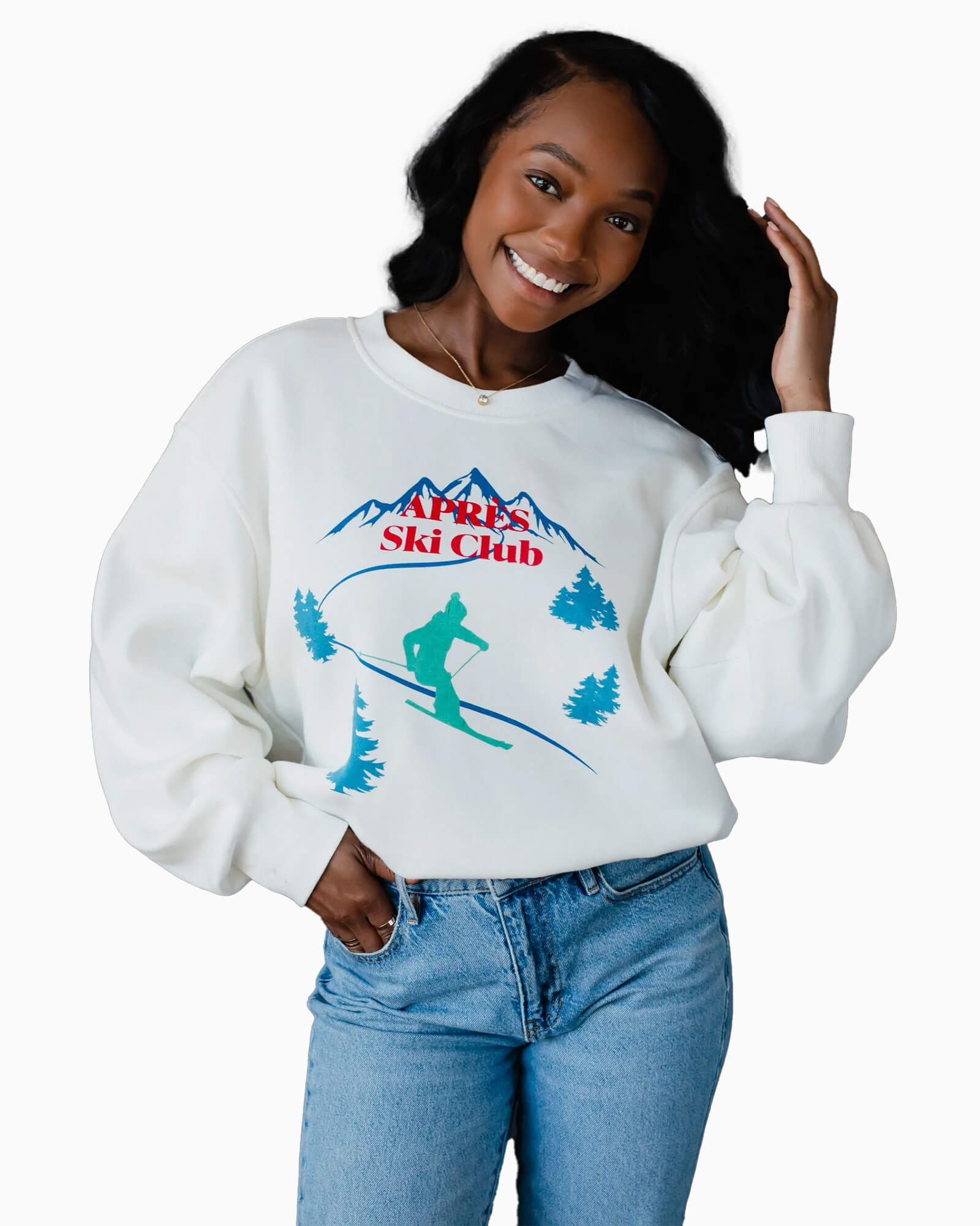 Retro Apres Ski Club Sweatshirt