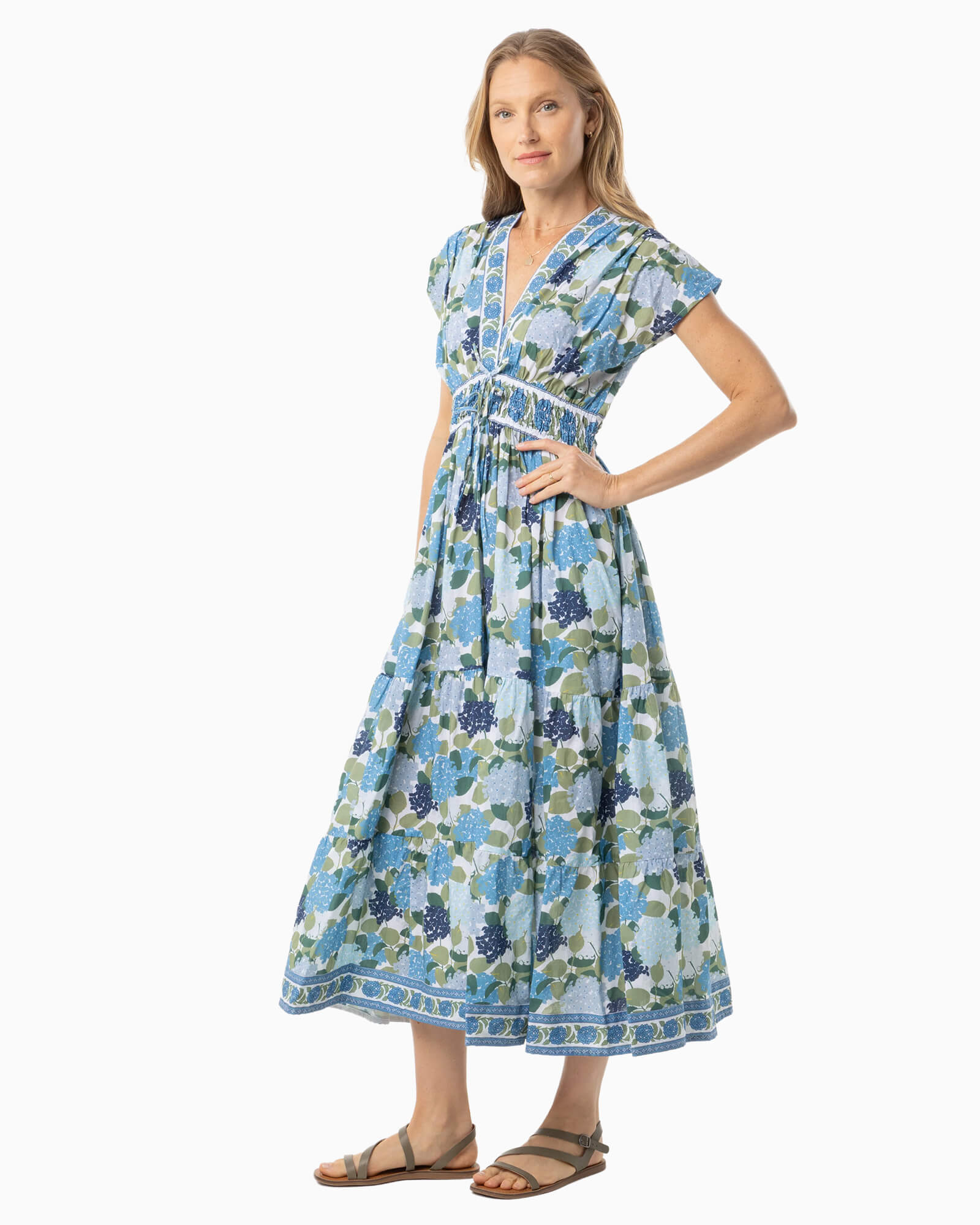 Aria Dress Hydrangeas