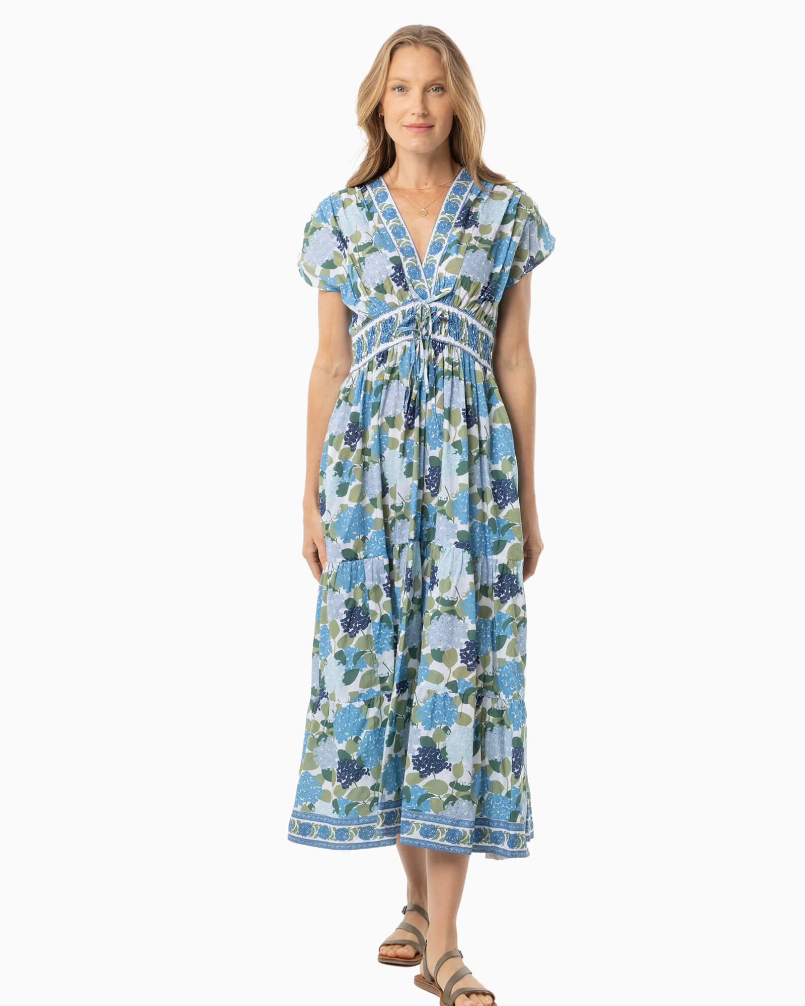 Aria Dress Hydrangeas