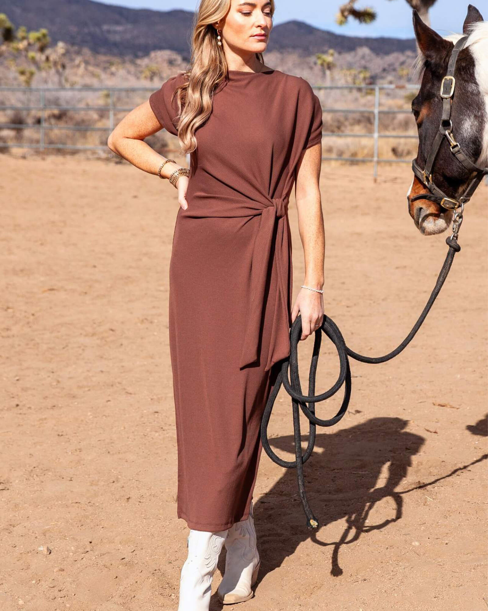 Astrid Dress Mocha