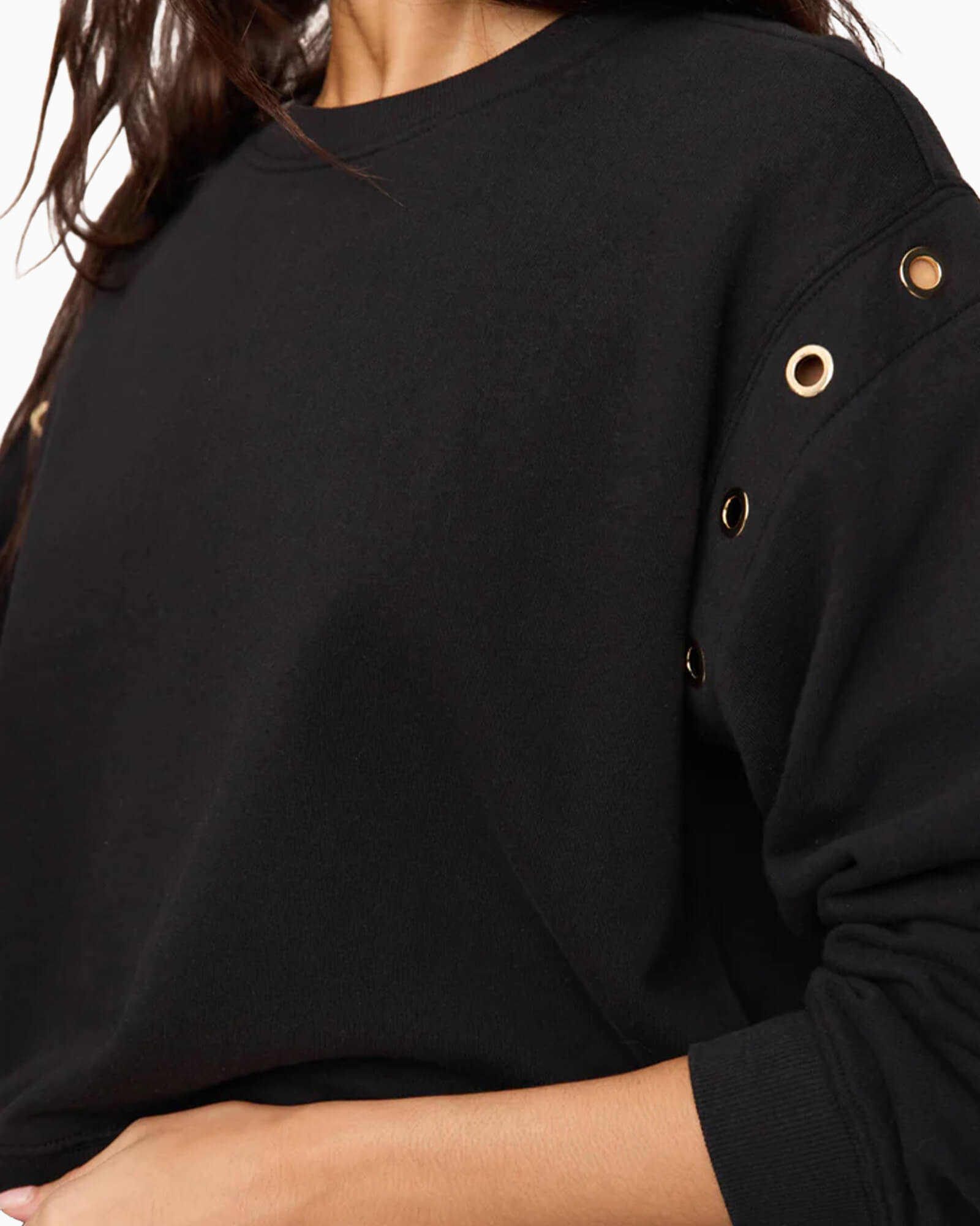 Axel Grommet Sweatshirt Black