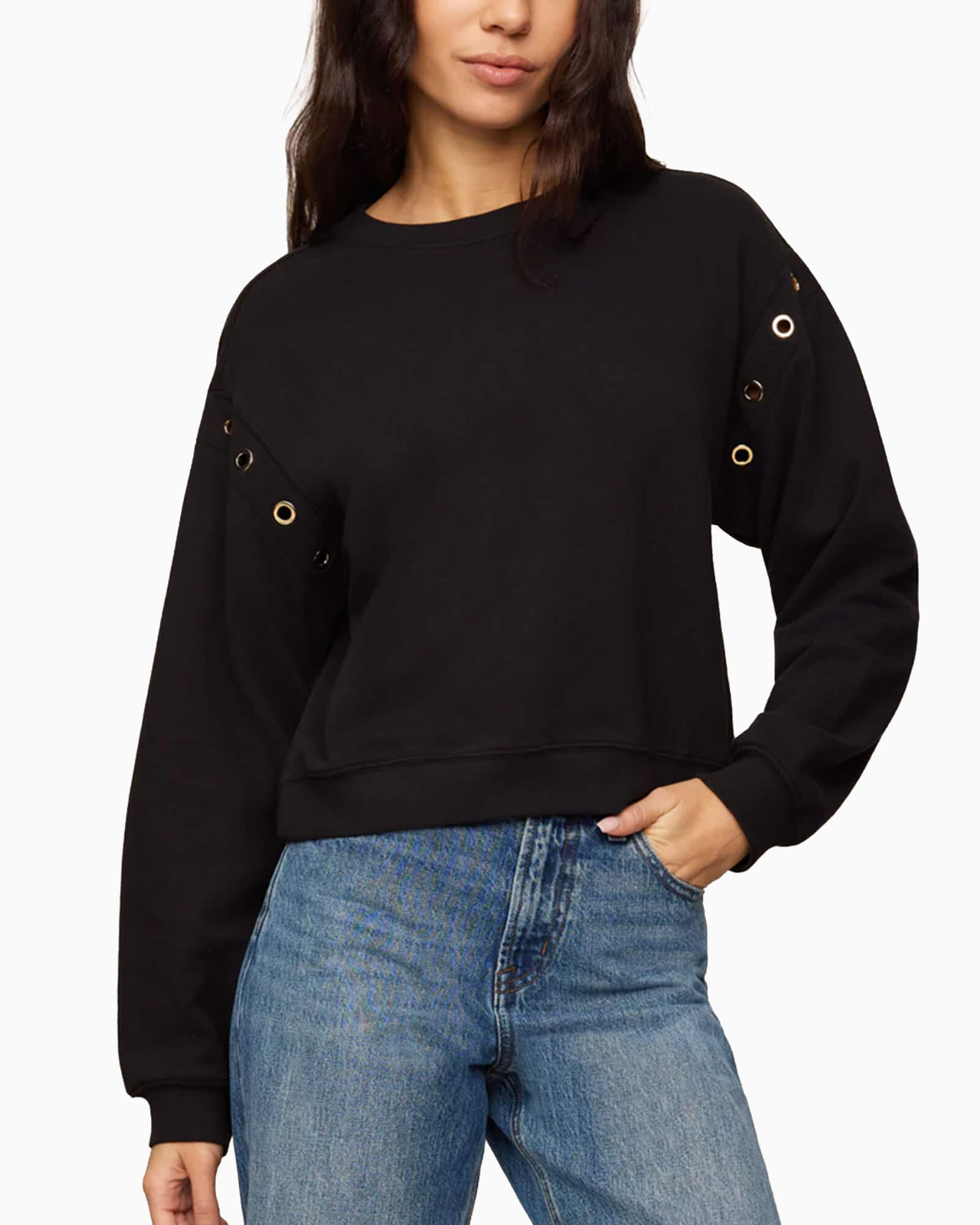 Axel Grommet Sweatshirt Black