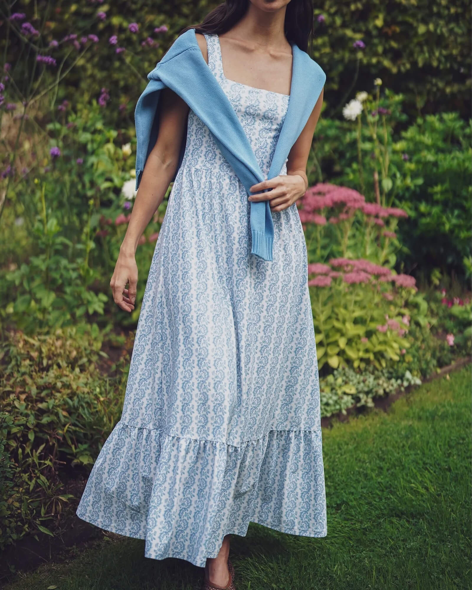 Bernadette Dress Marigold Twist - Purple Poppy