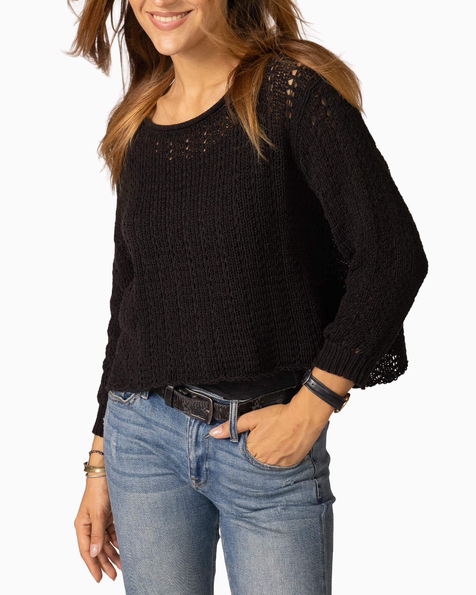 Mia 3/4 Sleeve Sweater
