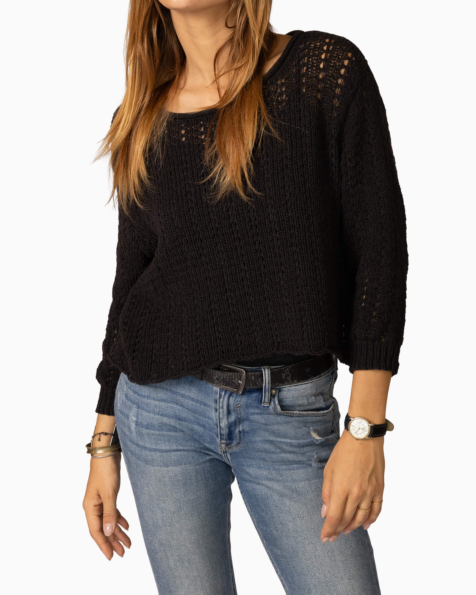 Mia 3/4 Sleeve Sweater