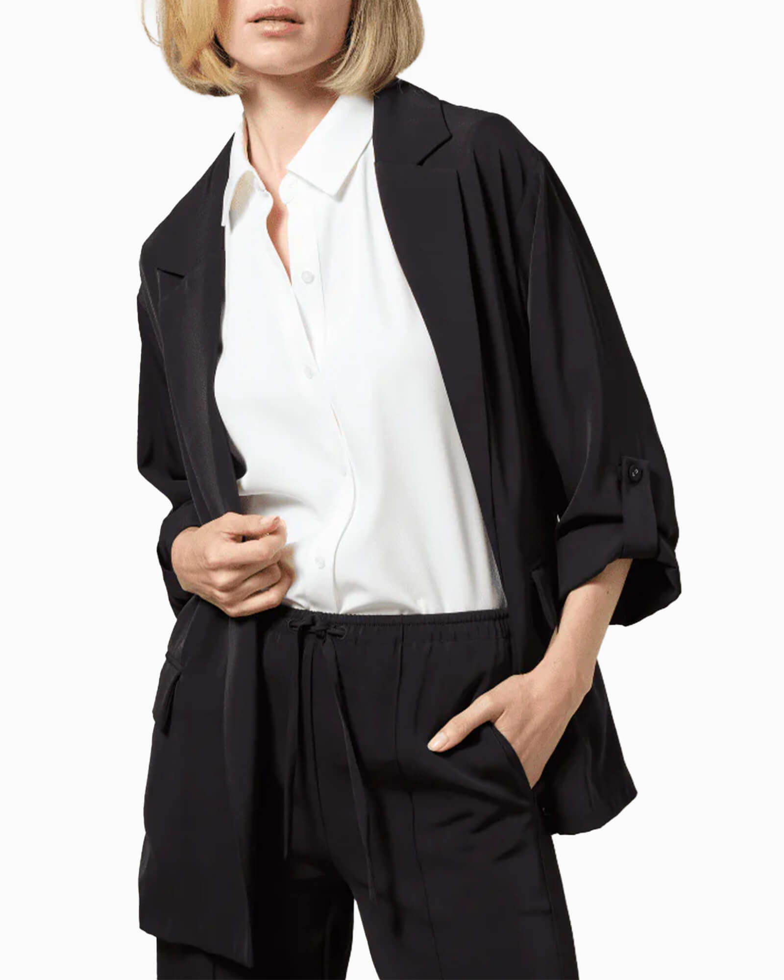 Genevieve Relaxed Blazer Black