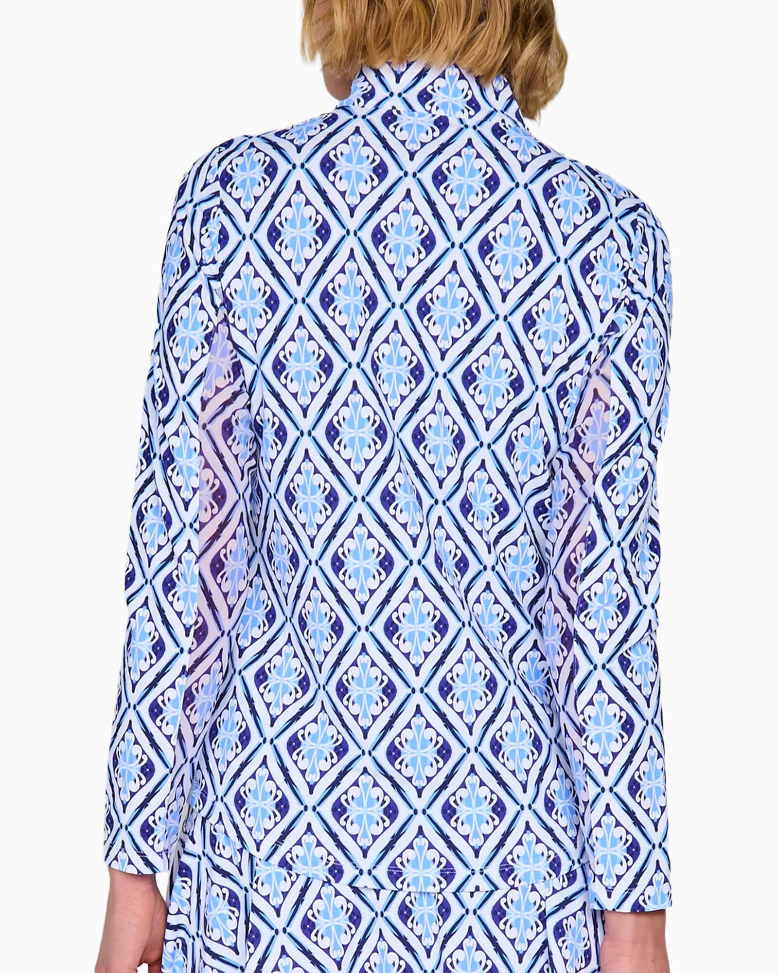 Women's Long Sleeve Performance Top Blue Arbor