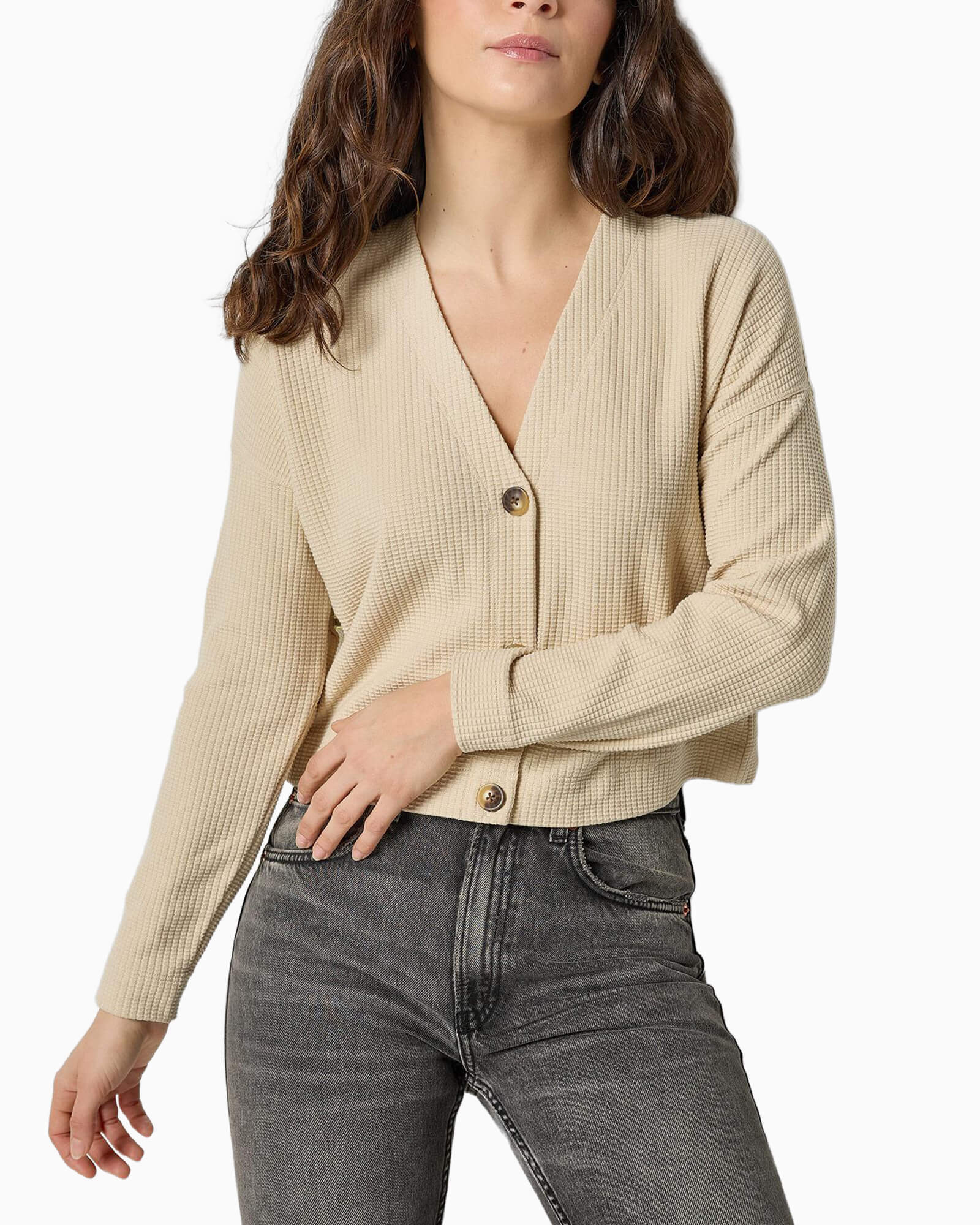 Long Sleeve Cardi Muslin