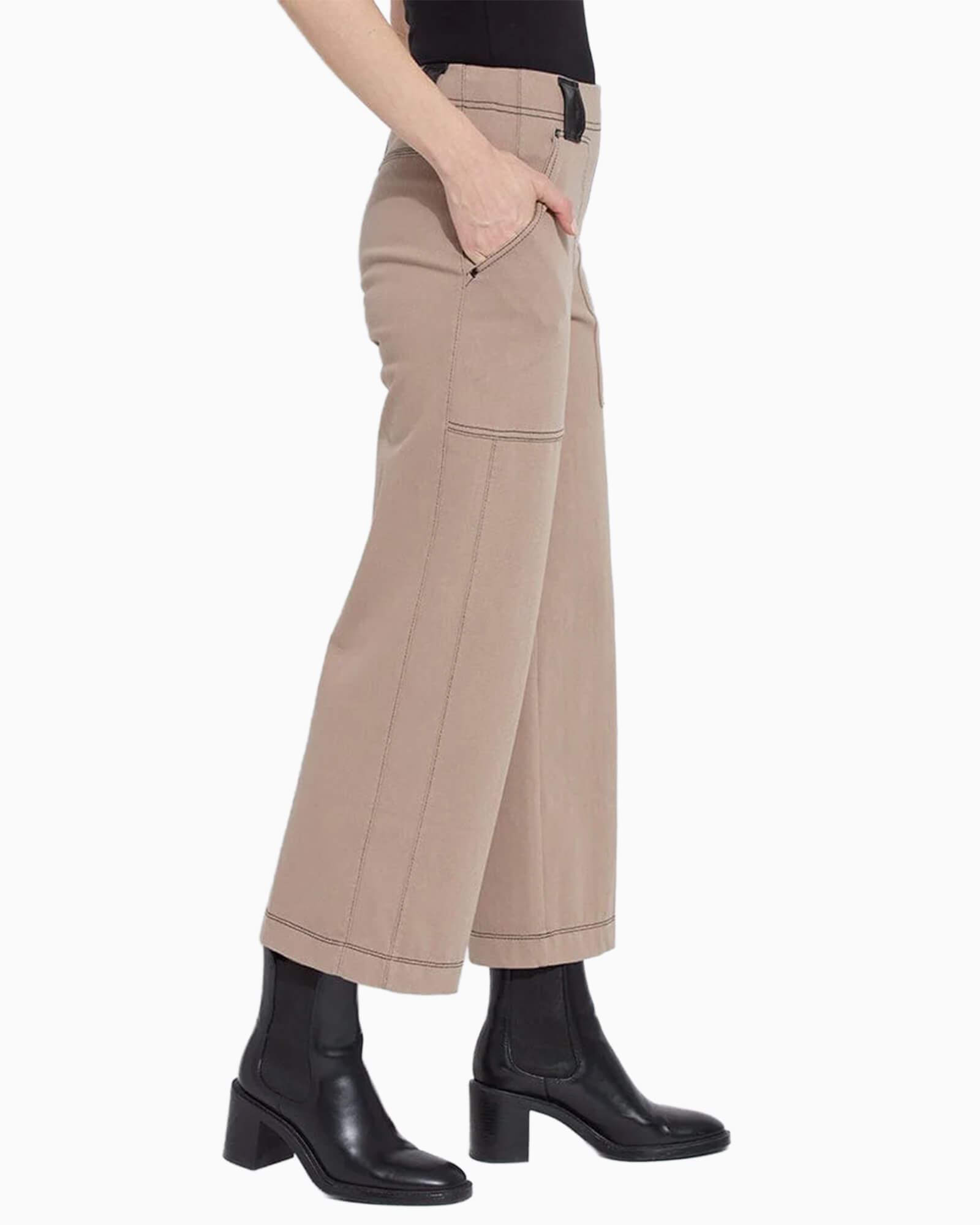 Valerie Wide Leg Crop Denim