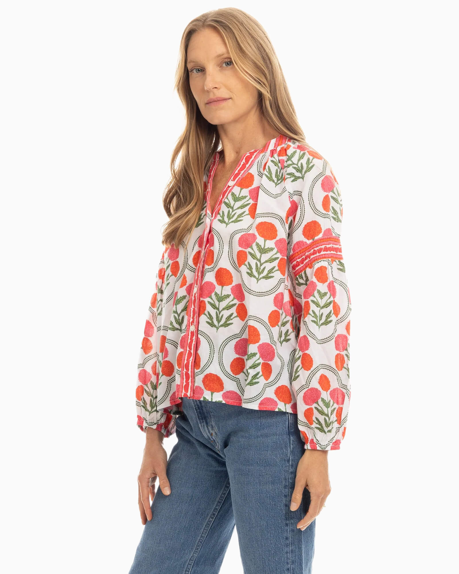 Carlie Blouse Sorbet