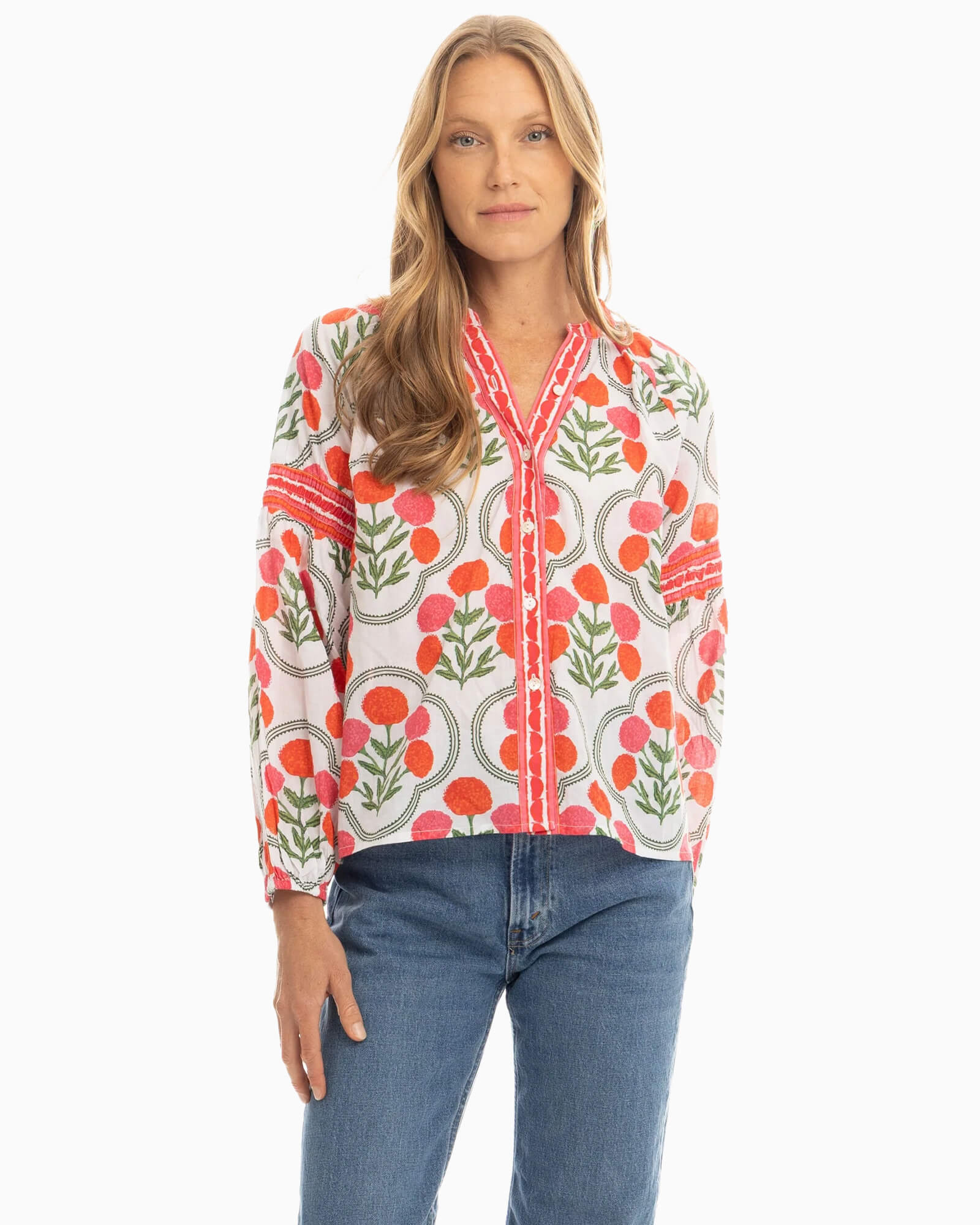 Carlie Blouse Sorbet