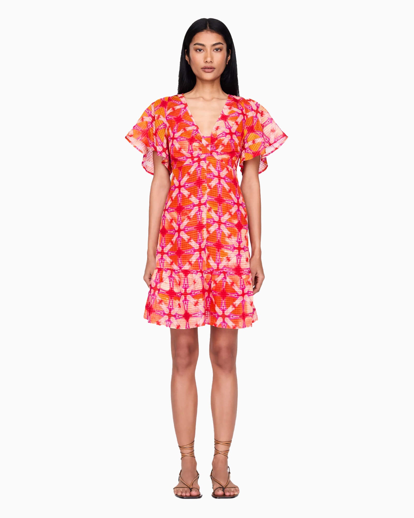 Marie Oliver Carmina Dress Guava