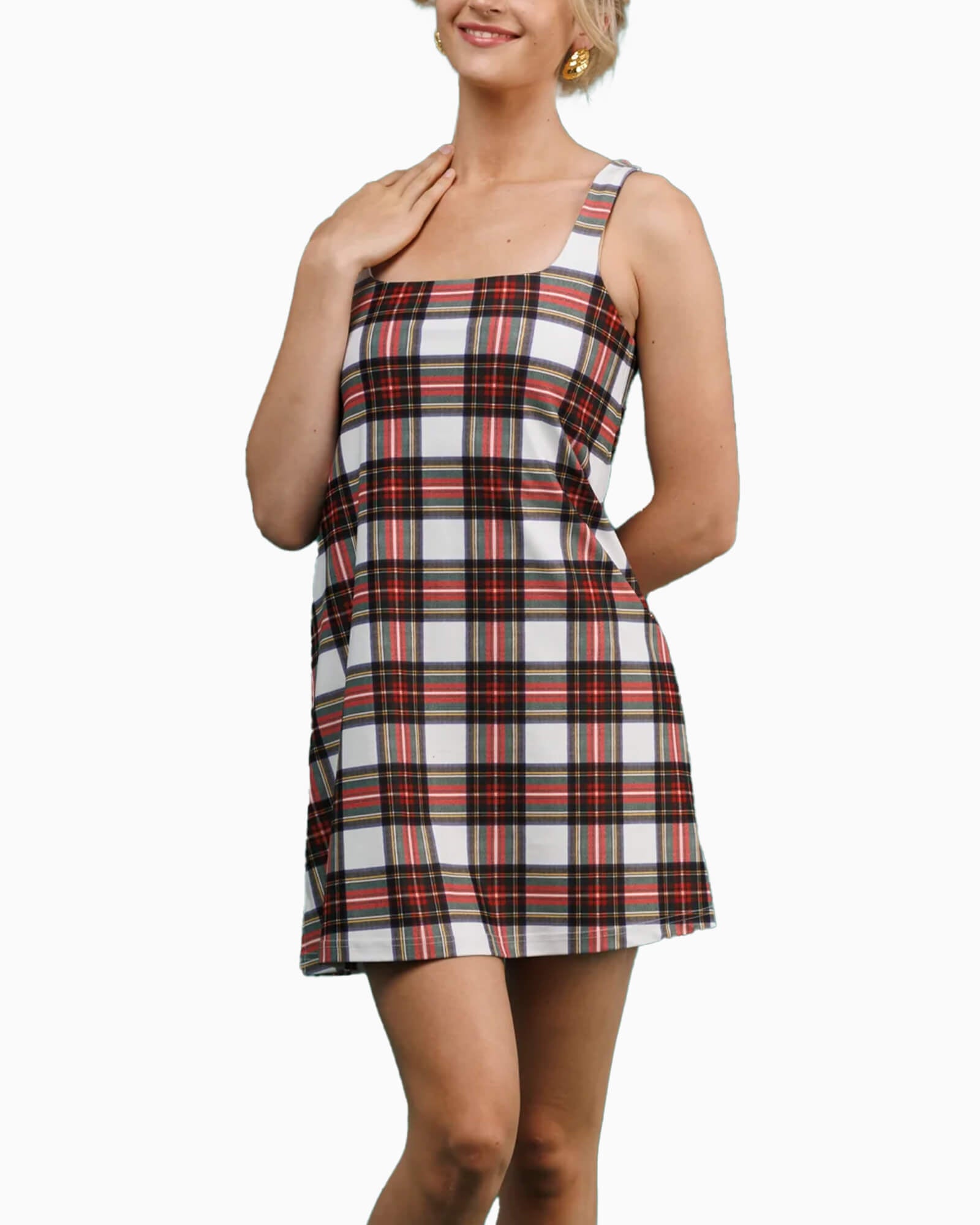 Carol Dress Winter Tartan