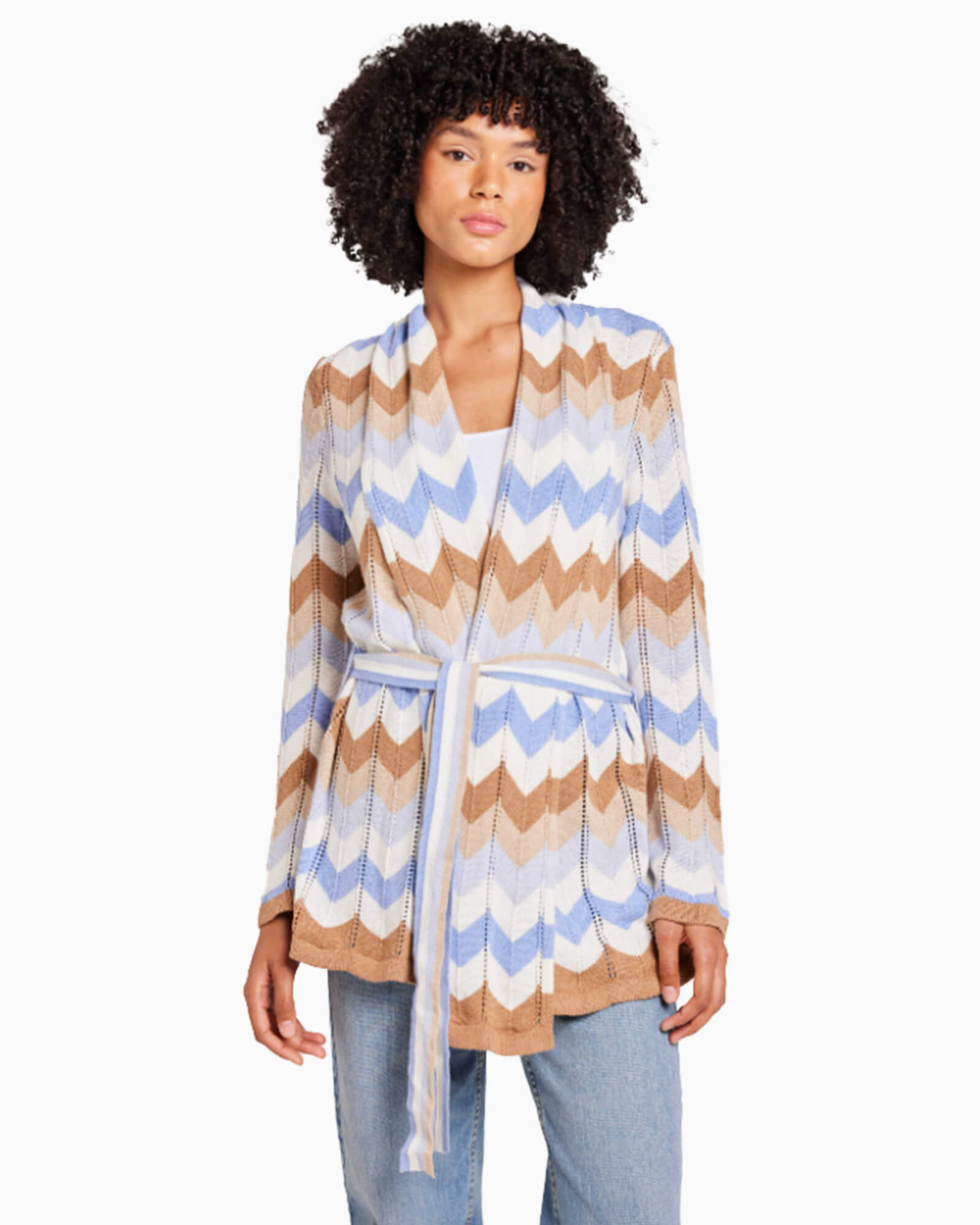 Chevron Wrap Cardigan