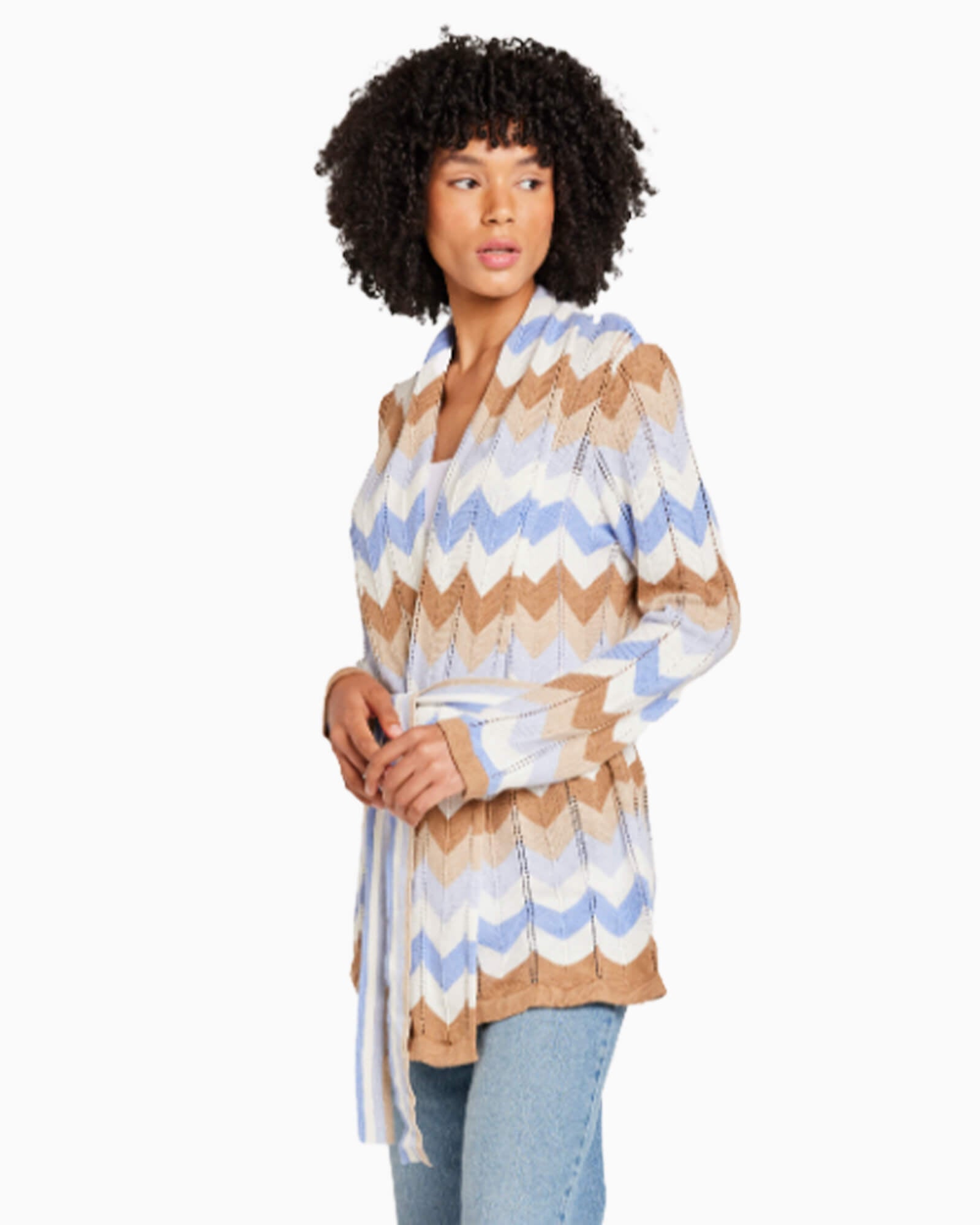 Chevron Wrap Cardigan