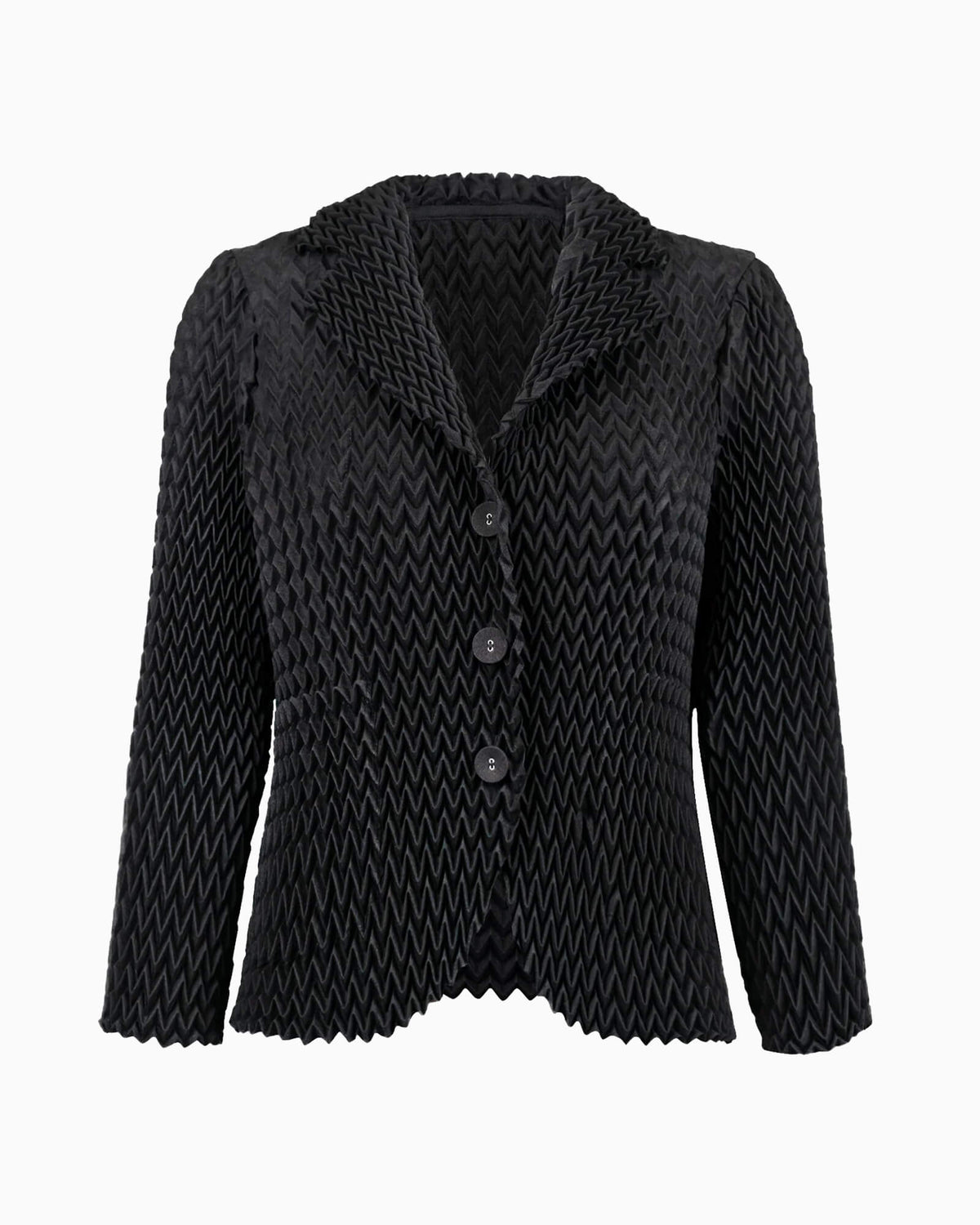 Cleo 3D Chevron Texture Jacket