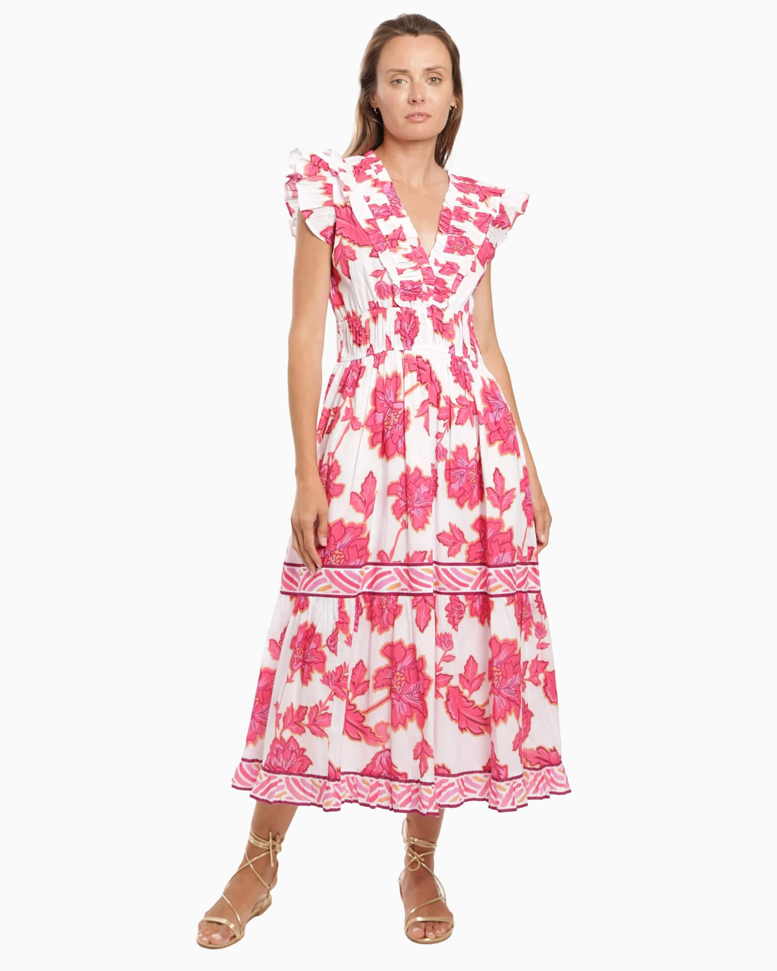 Cora Maxi Dress Pink Lotus