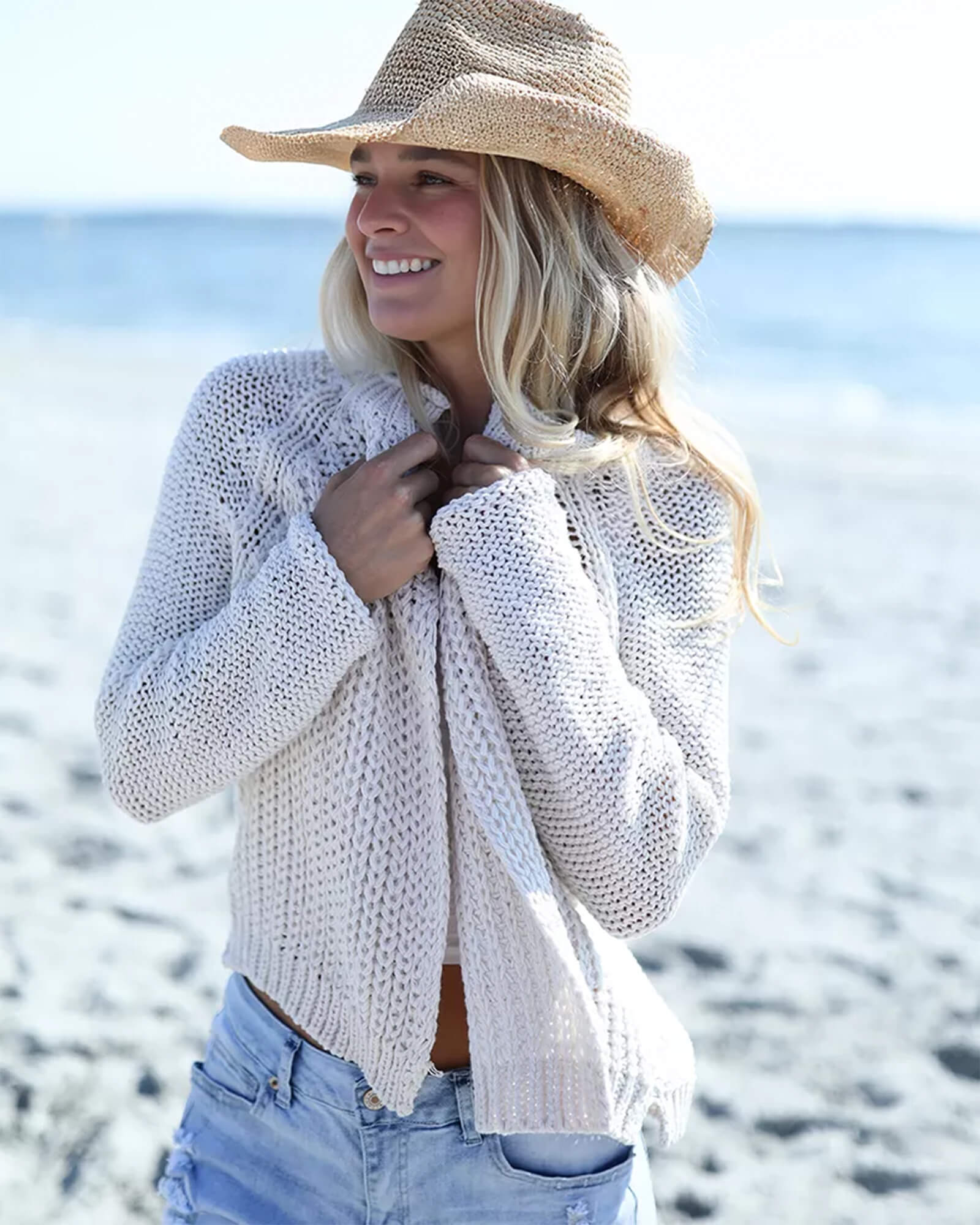 Rihanna Chunky Cotton Cardi