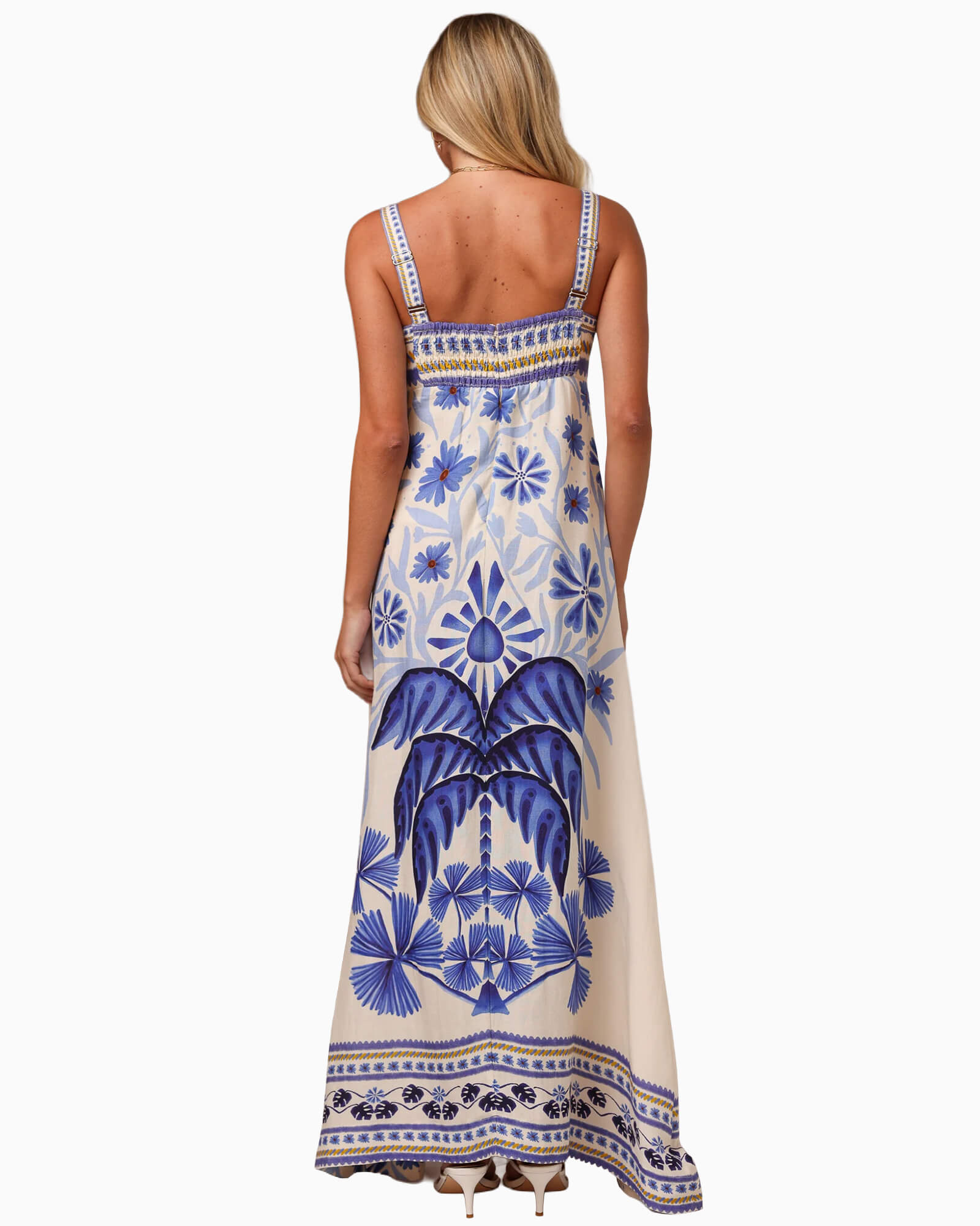 Delphine Maxi Dress Blue Mirage