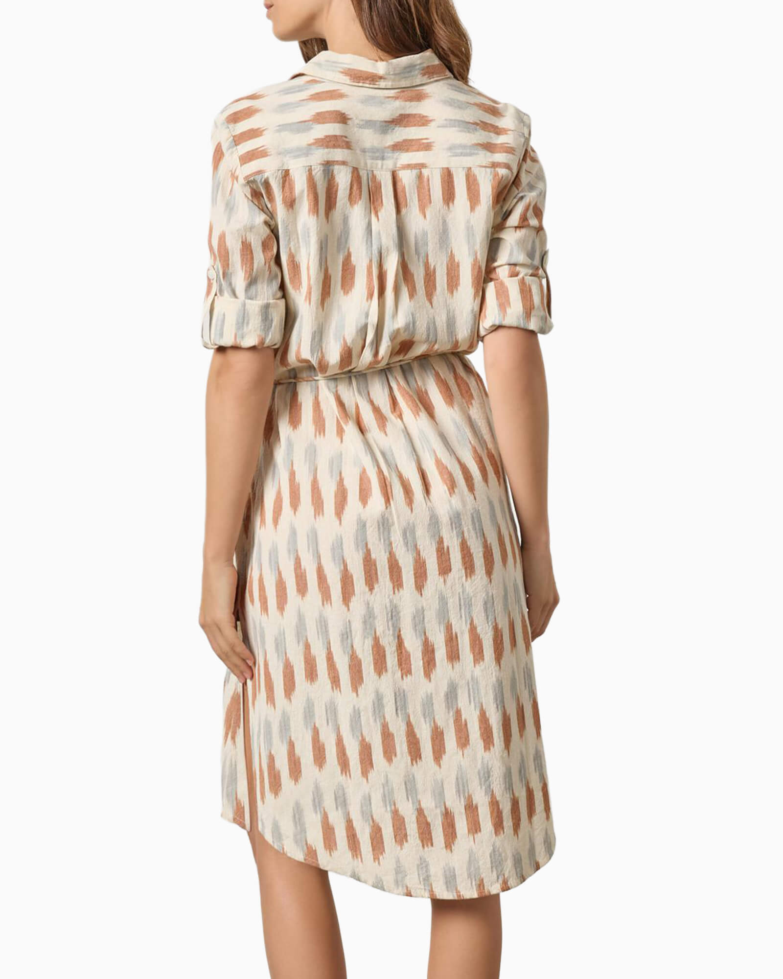 Ikat Shirt Dress