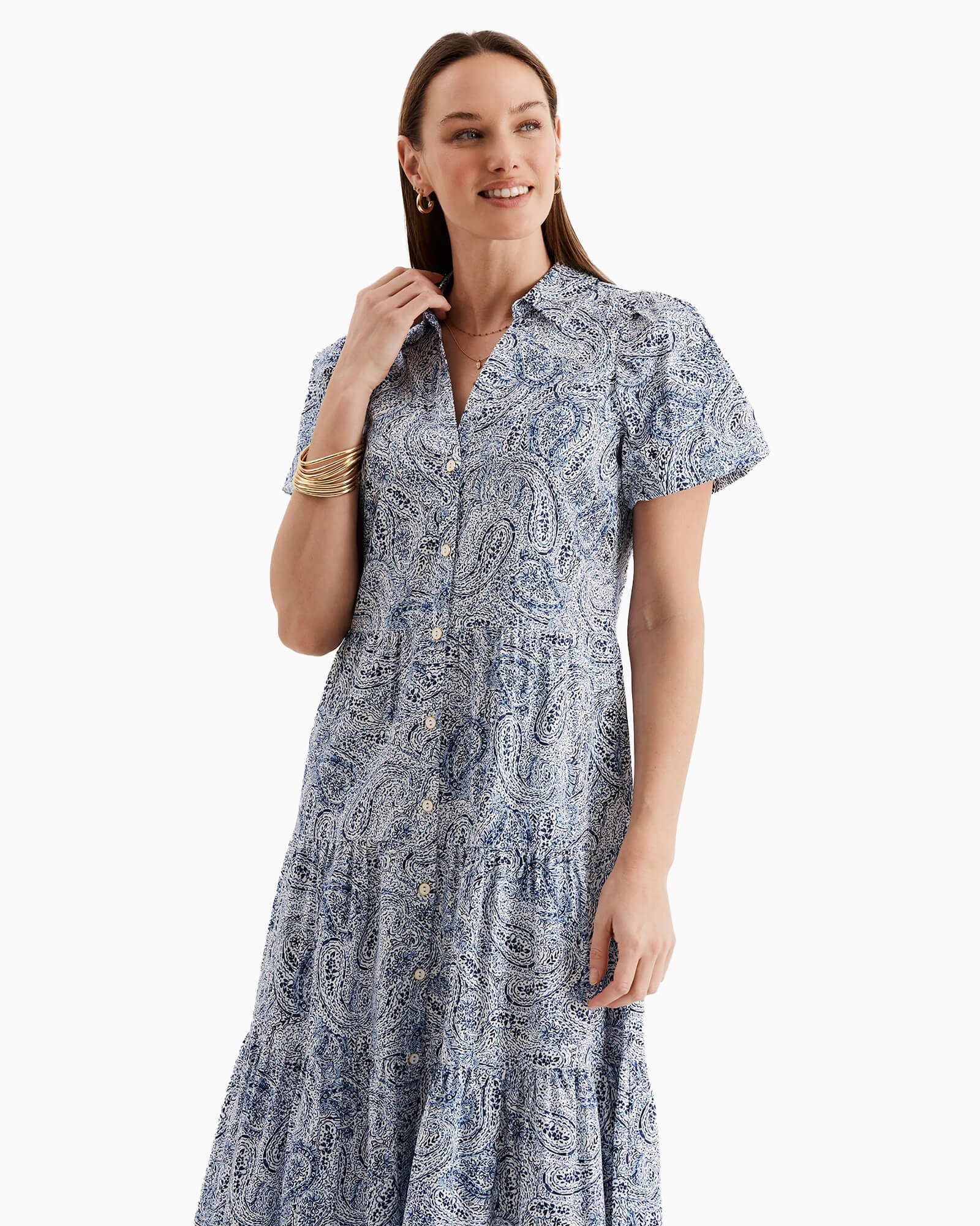 Olivia Paisley Maxi Dress