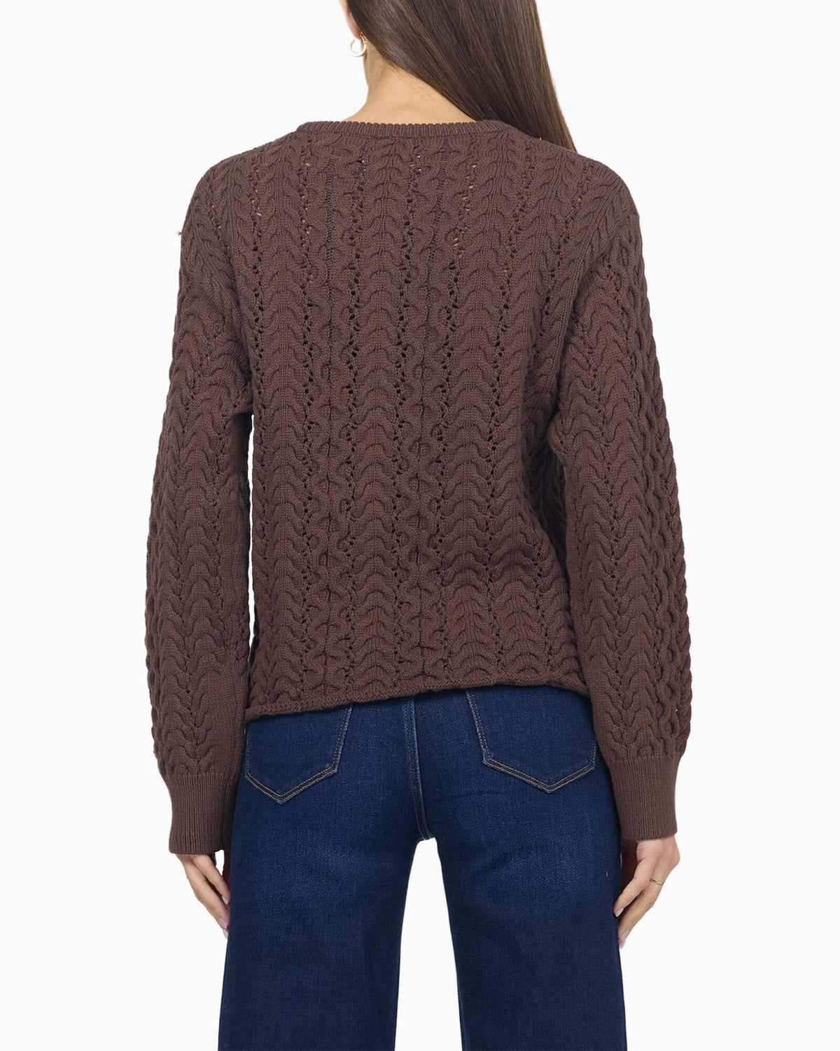 Dreya Crew Neck Long Sleeve Sweater