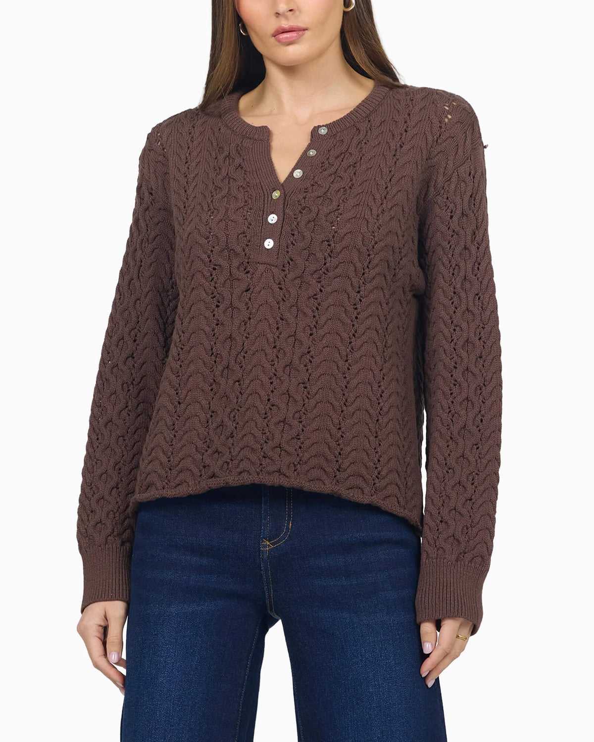 Dreya Crew Neck Long Sleeve Sweater