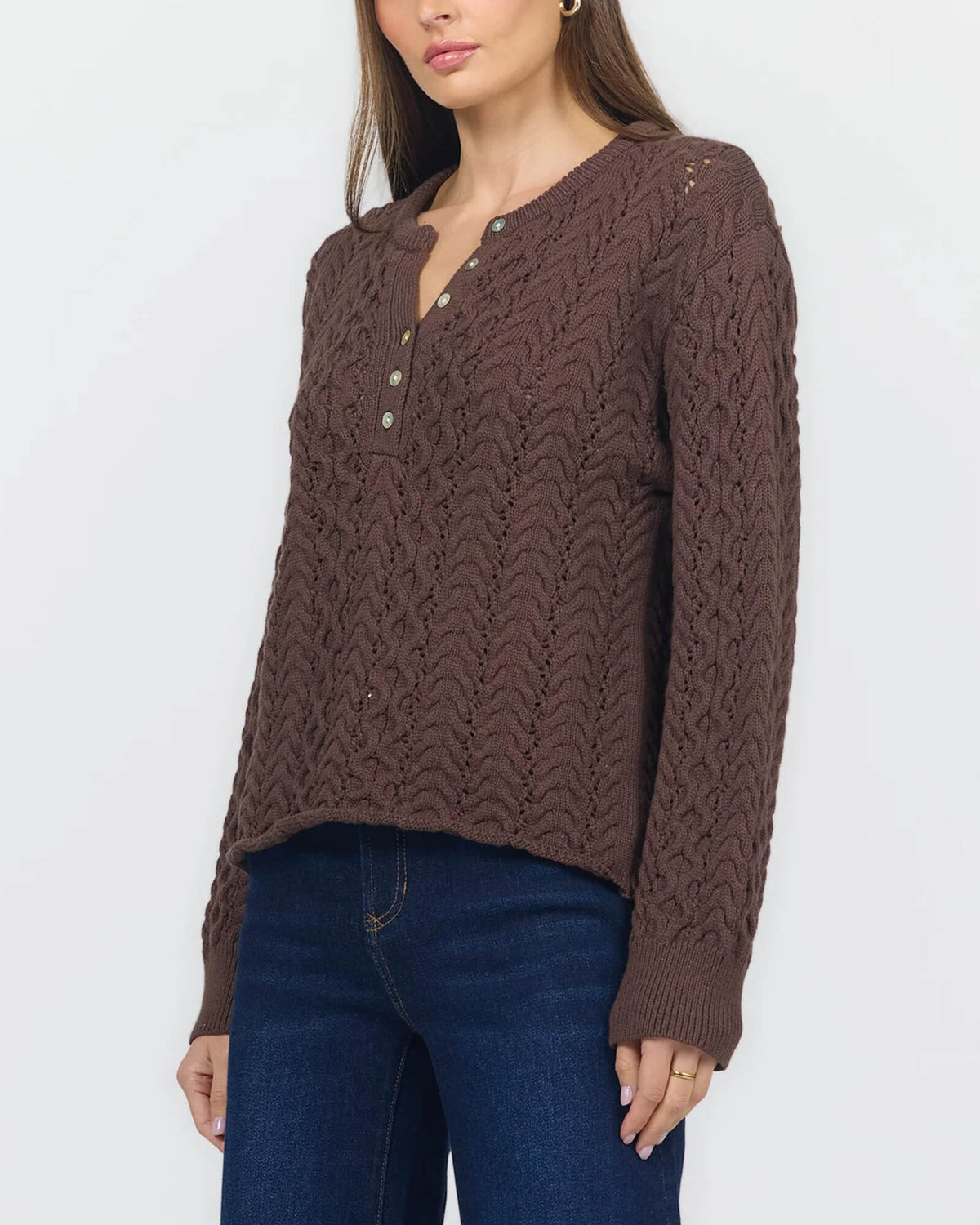 Dreya Crew Neck Long Sleeve Sweater