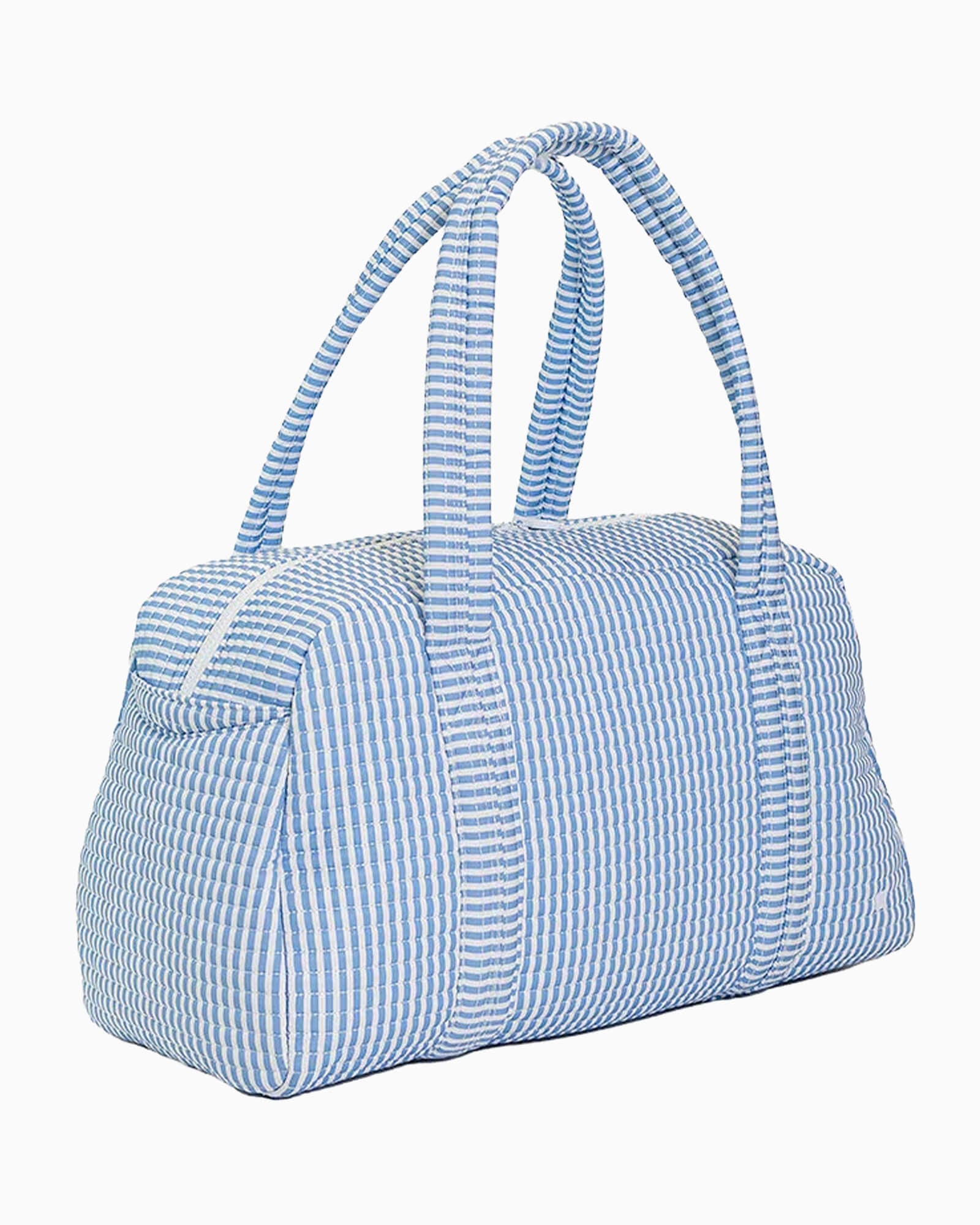Quilted Grande Duffle Chambray Pimlico Stripe - Purple Poppy