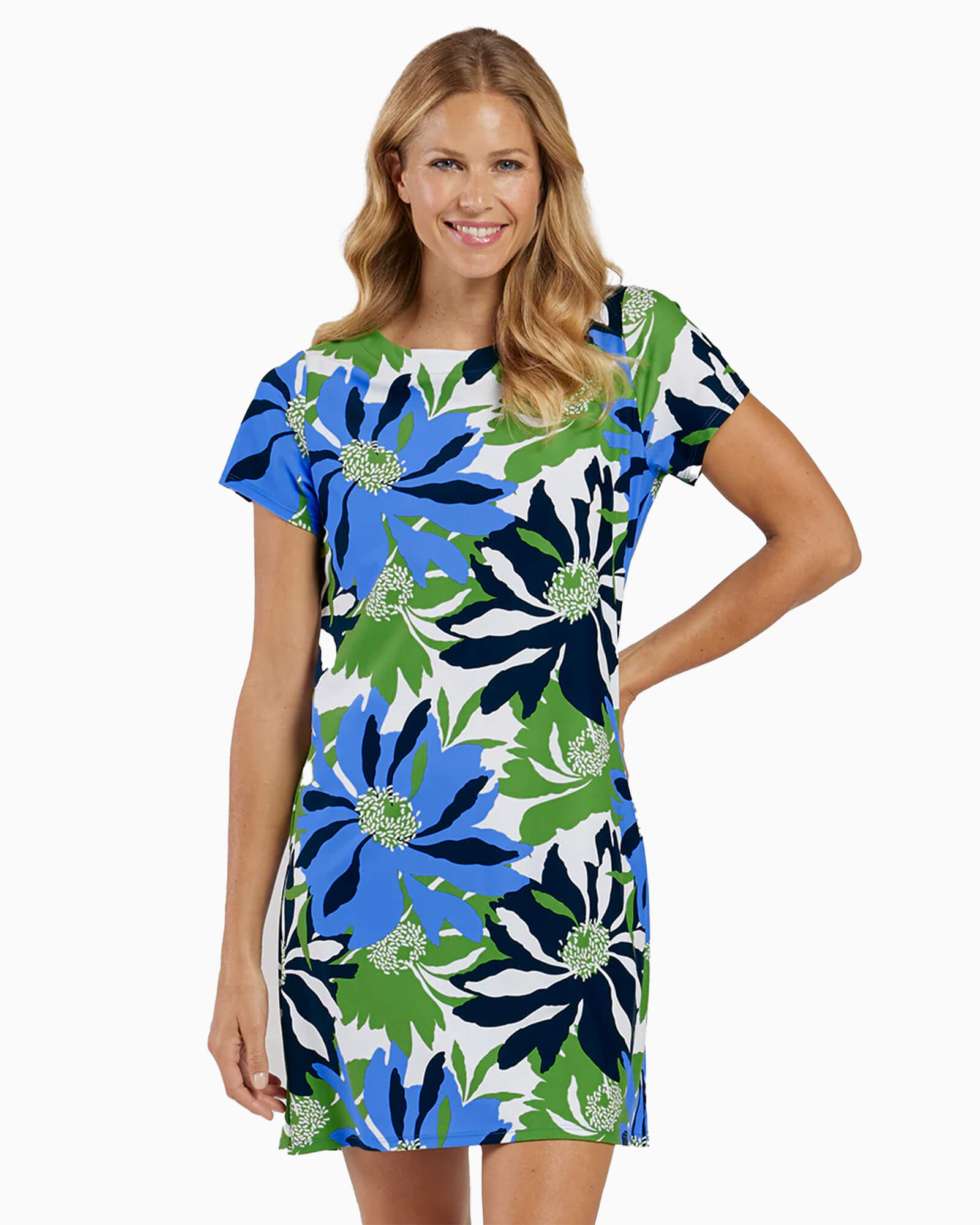 Ella Dress Wild Blossom Blue