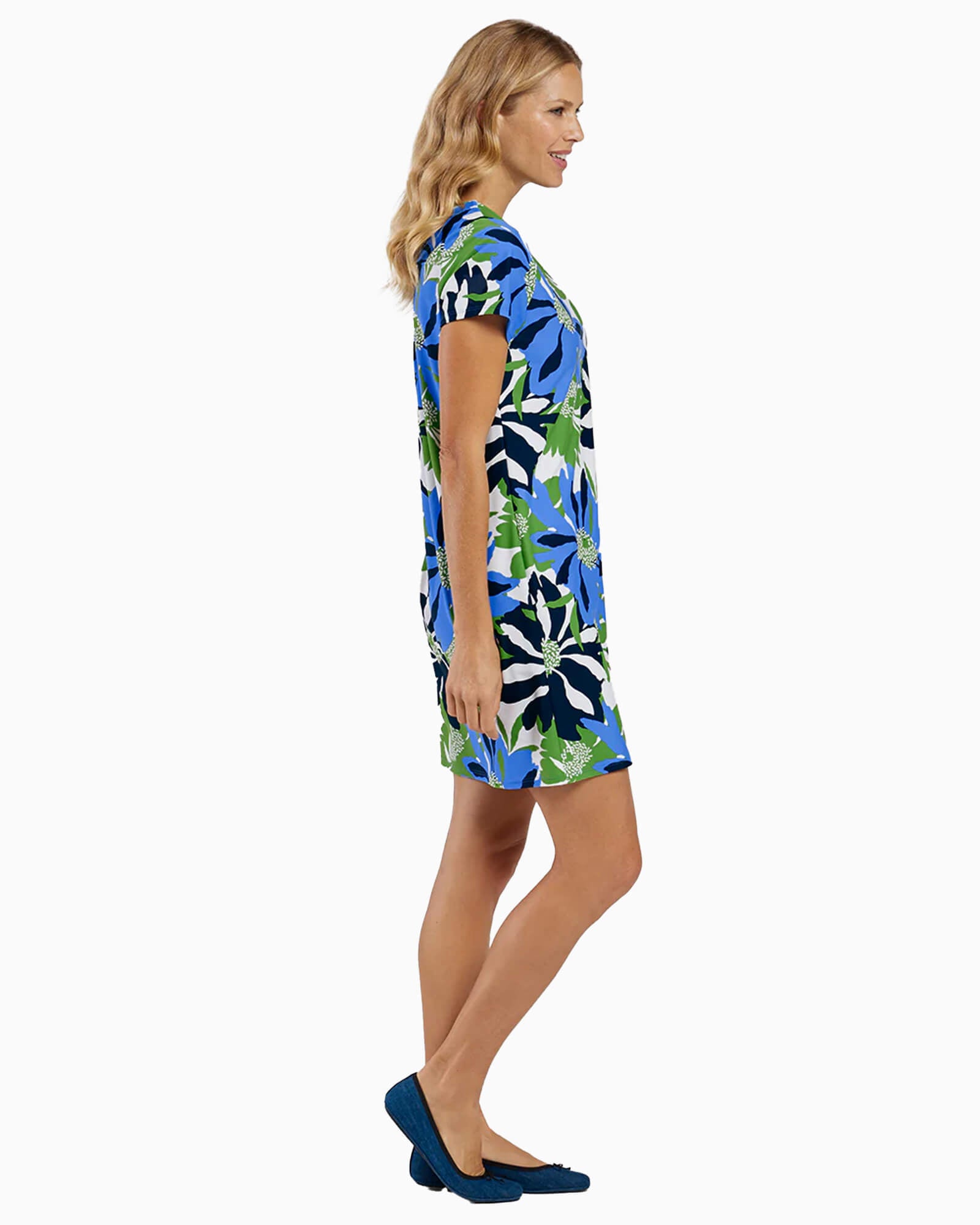 Ella Dress Wild Blossom Blue