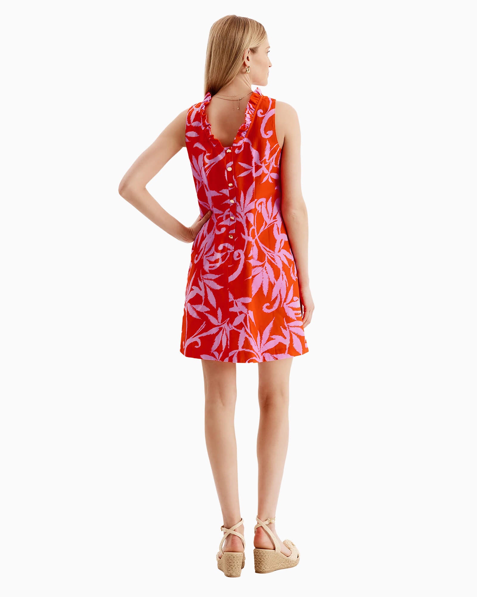 Ella Tropical Orchid Dress