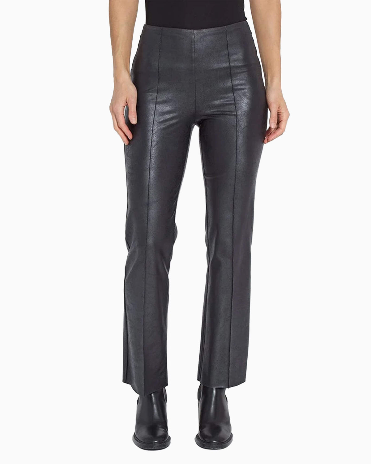 Elysse Foiled Leather Pant