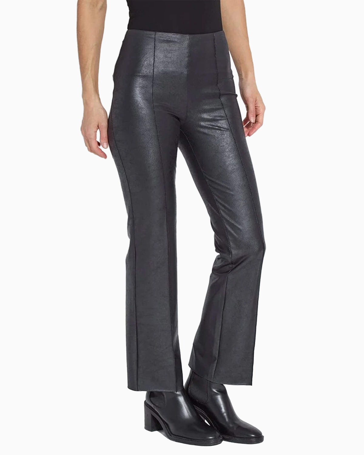 Elysse Foiled Leather Pant