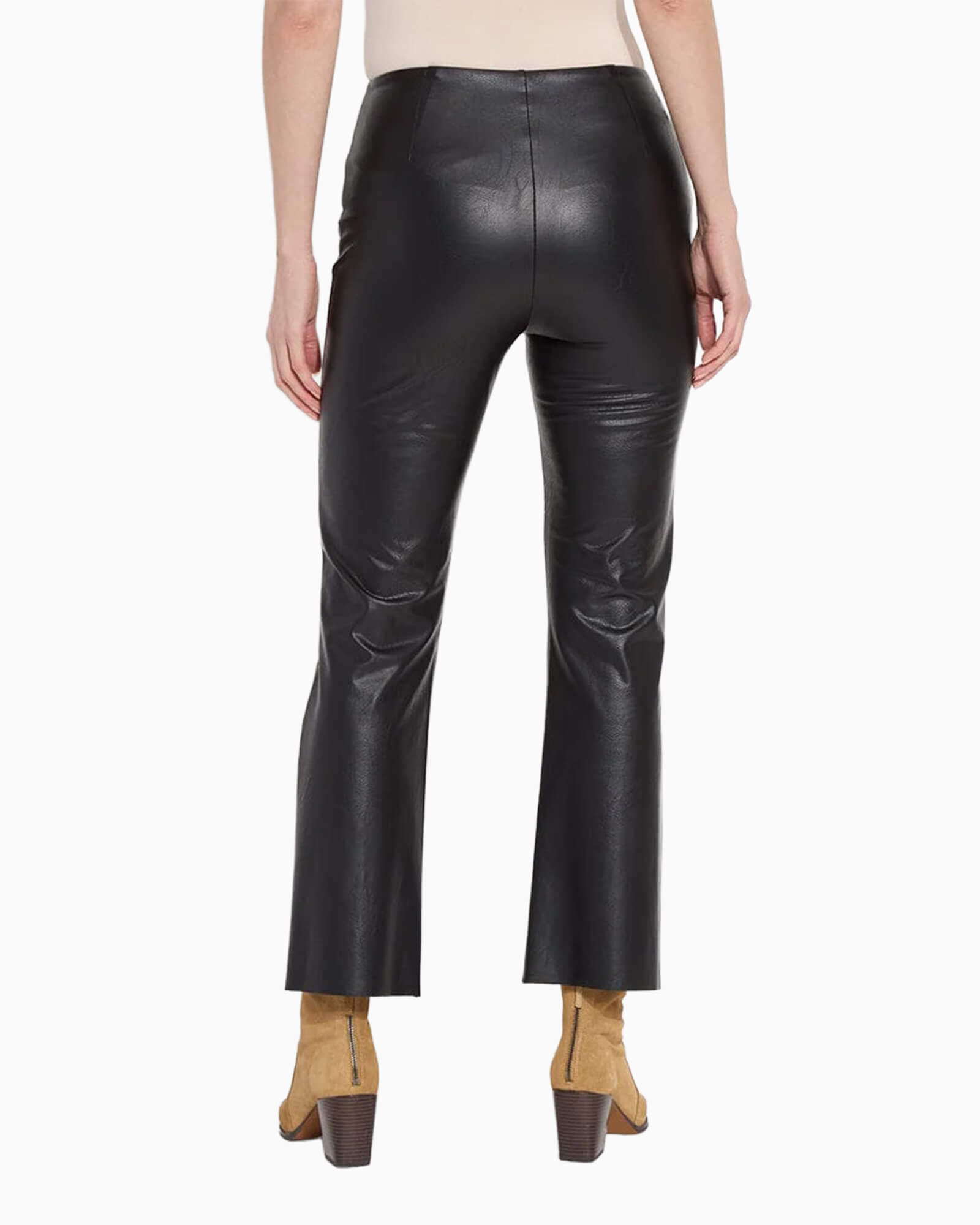 Ankle Elysse Vegan Leather Pant Black