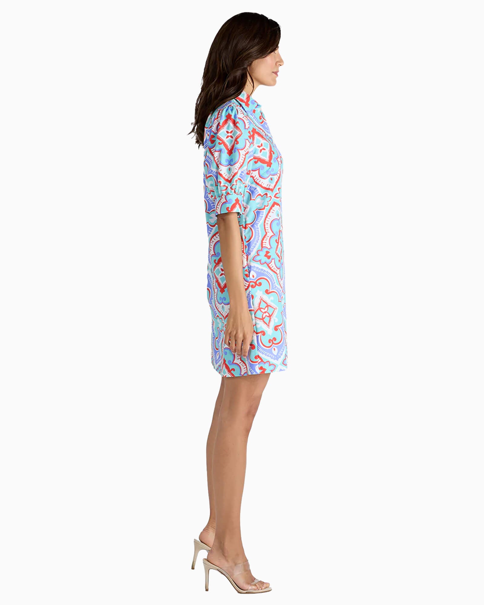 Emerson Dress Fez Tile Light Aqua