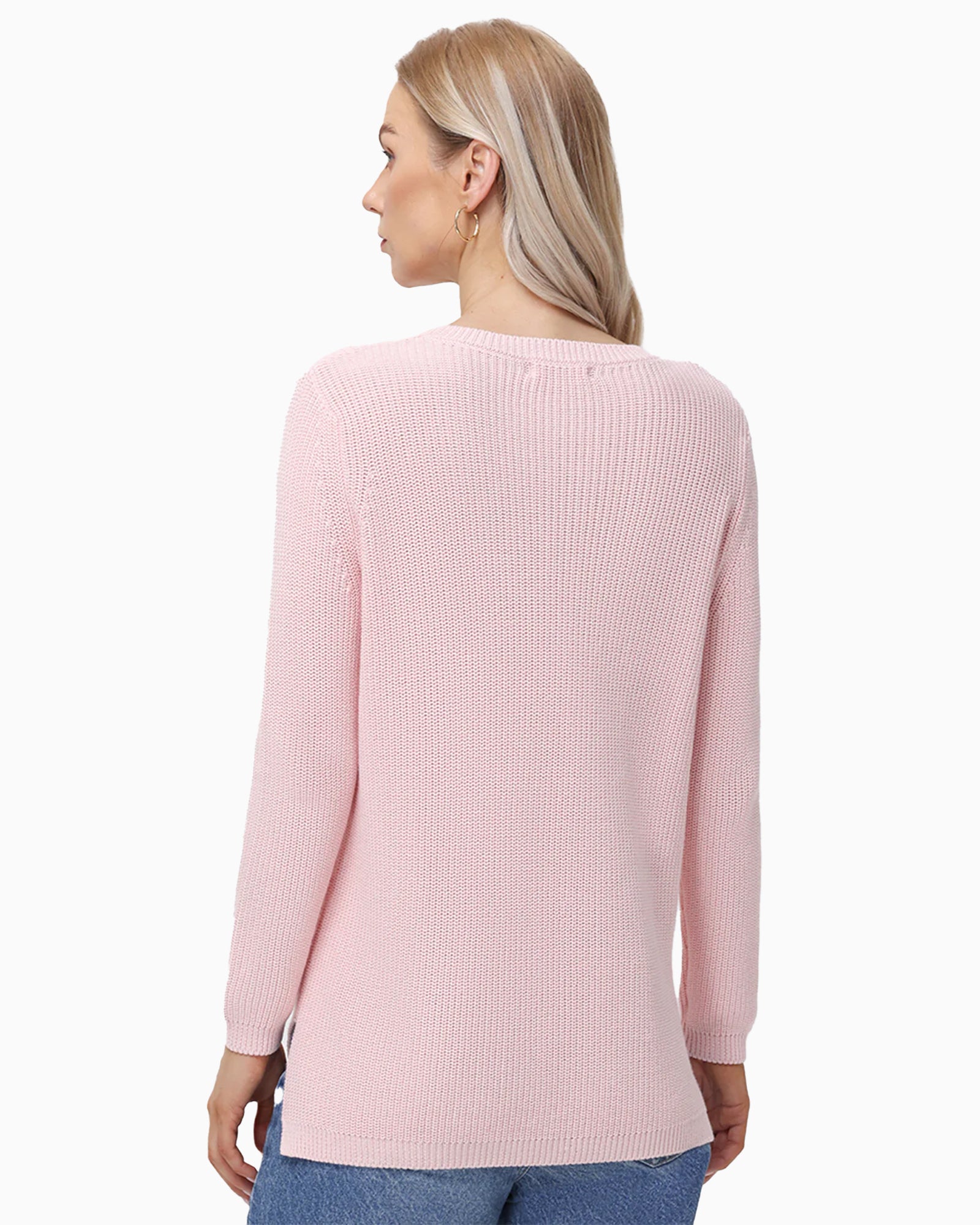 525 America Emma Crew Neck Shaker Sweater