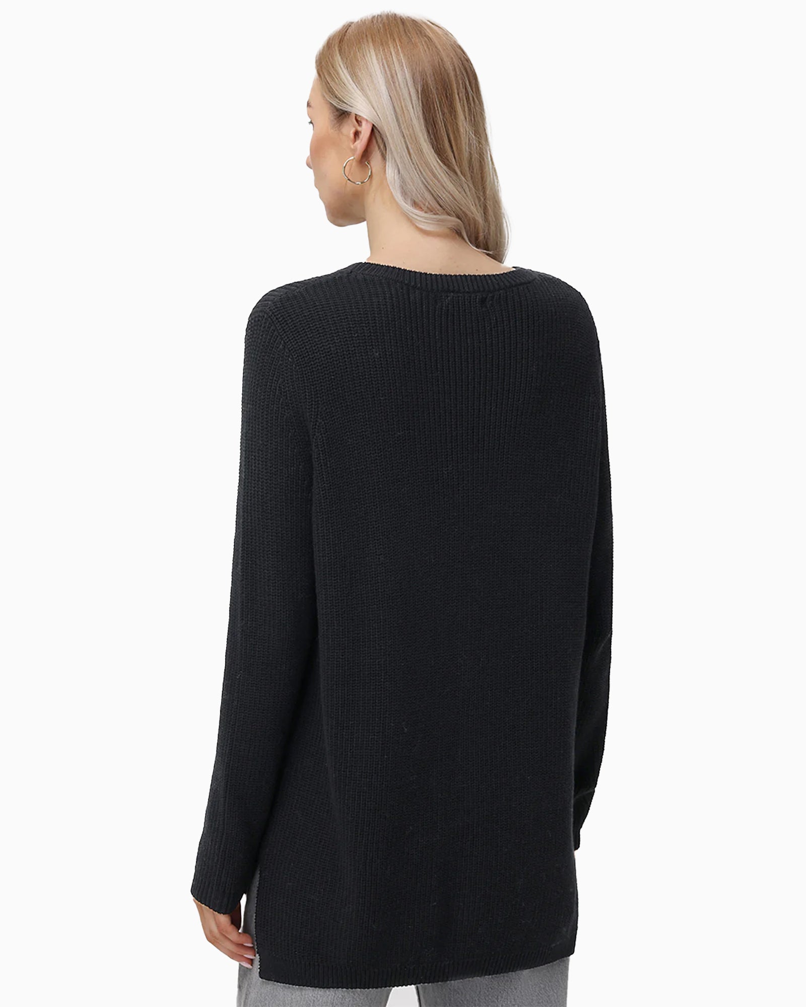 525 America Emma Crew Neck Shaker Sweater