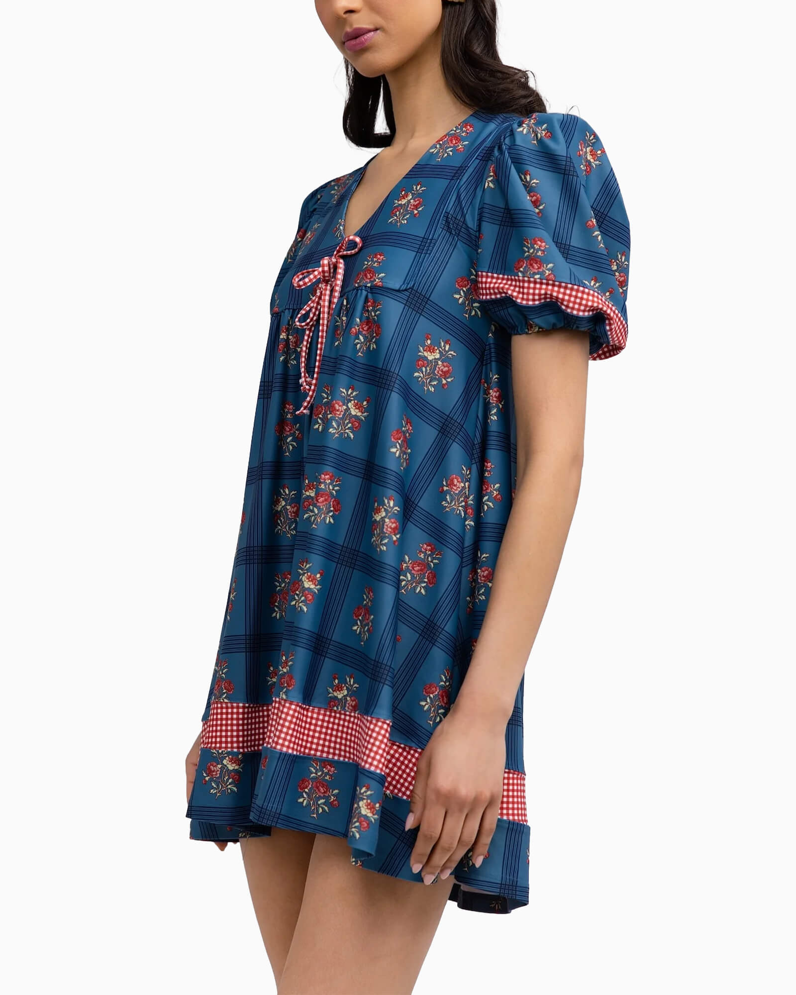Emme Dress Camellia Plaid